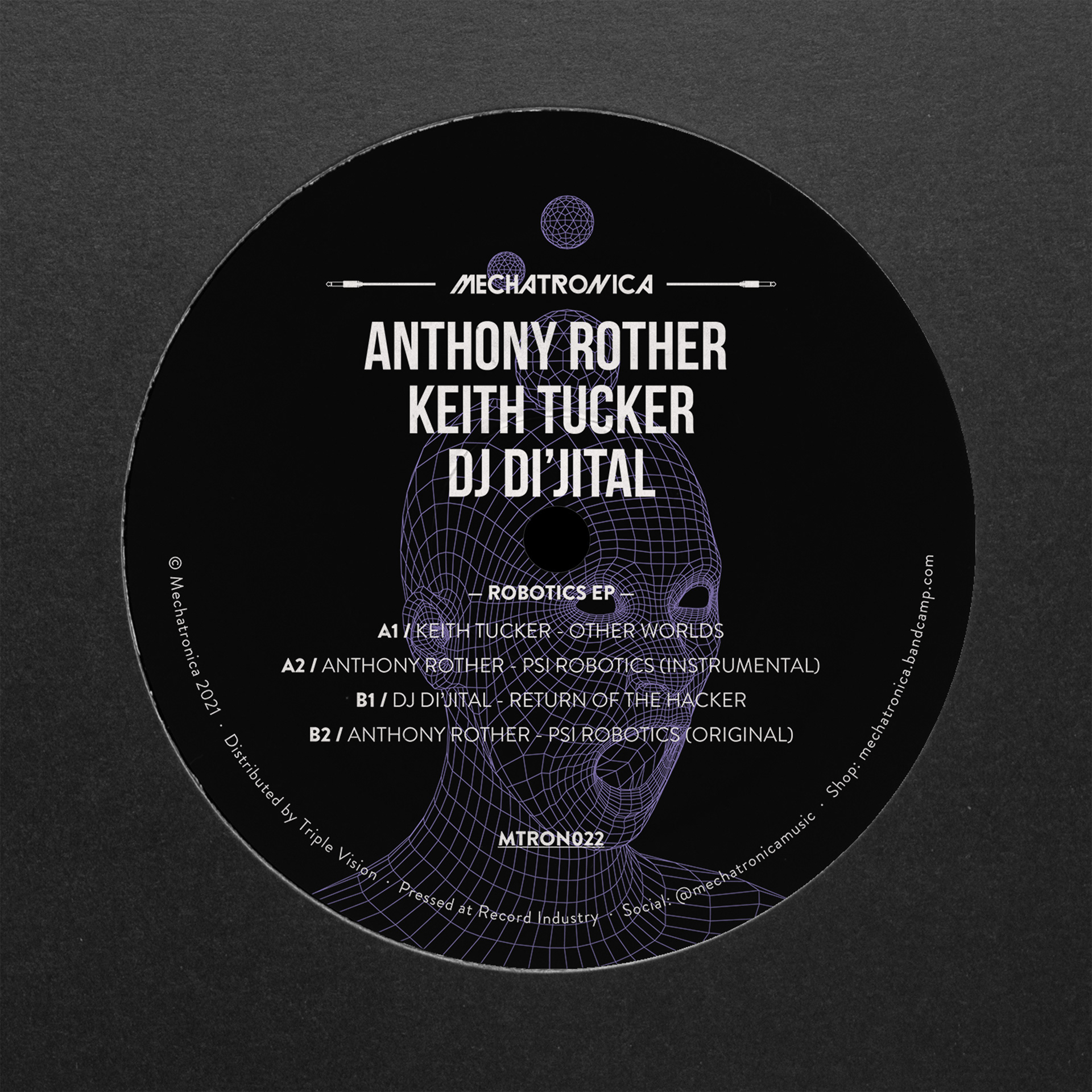 Various Artists - Robotics EP - Vinyl - Mechatronica - 2021