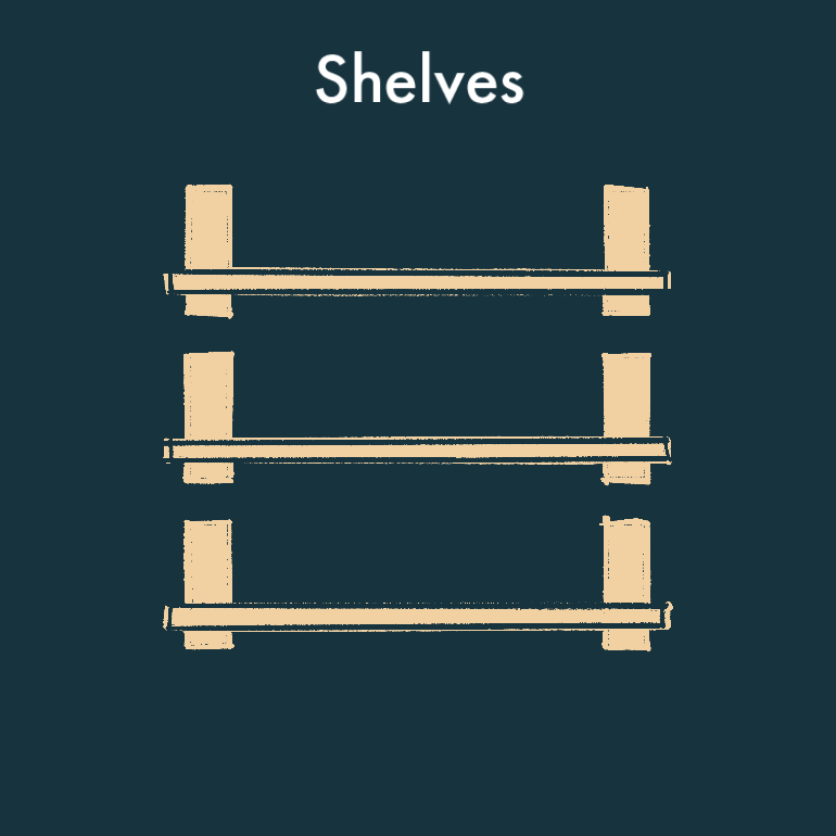 Shelves