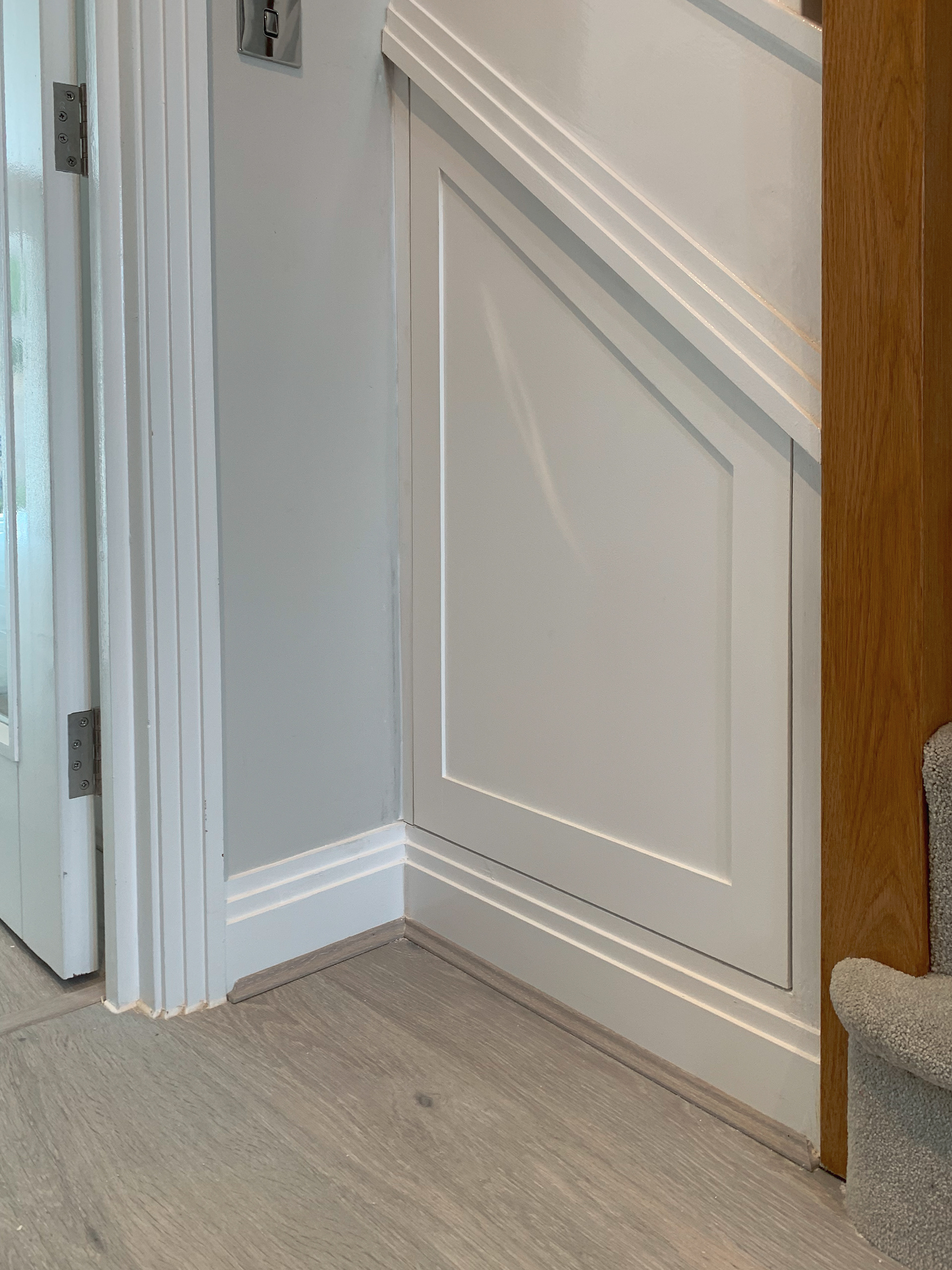 Finished storage door