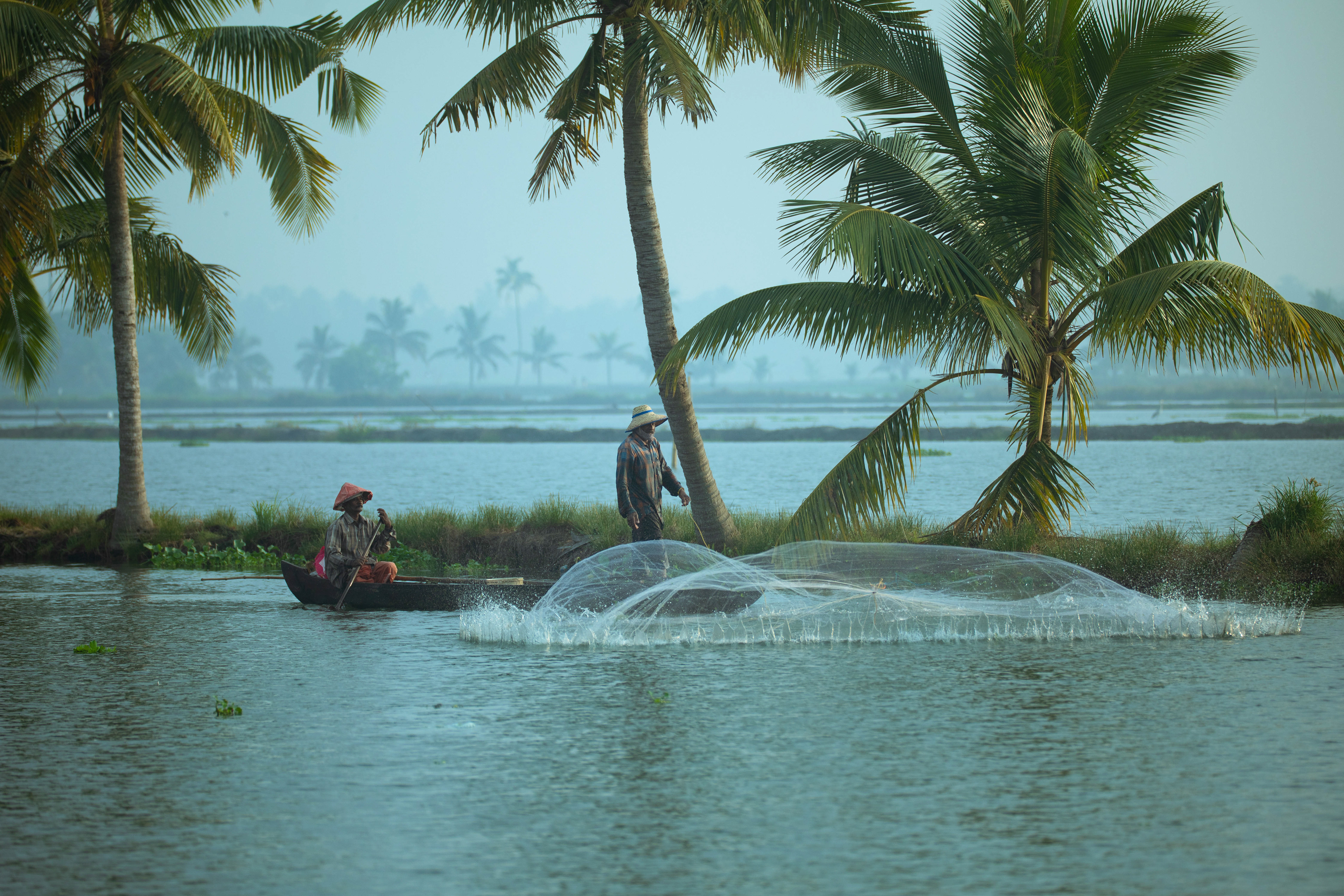 Fishing at Kadamakkudy