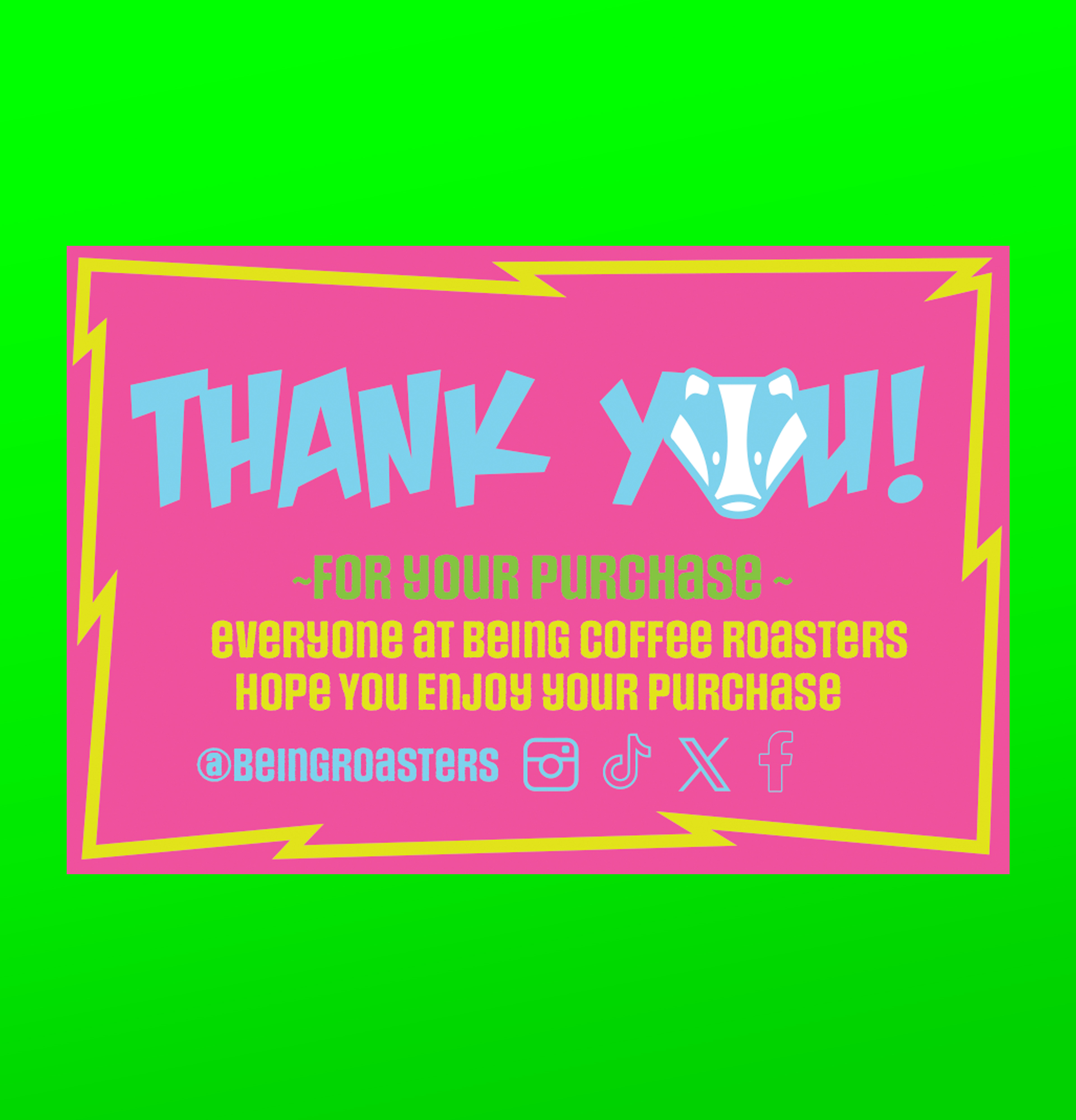 Thank You Card