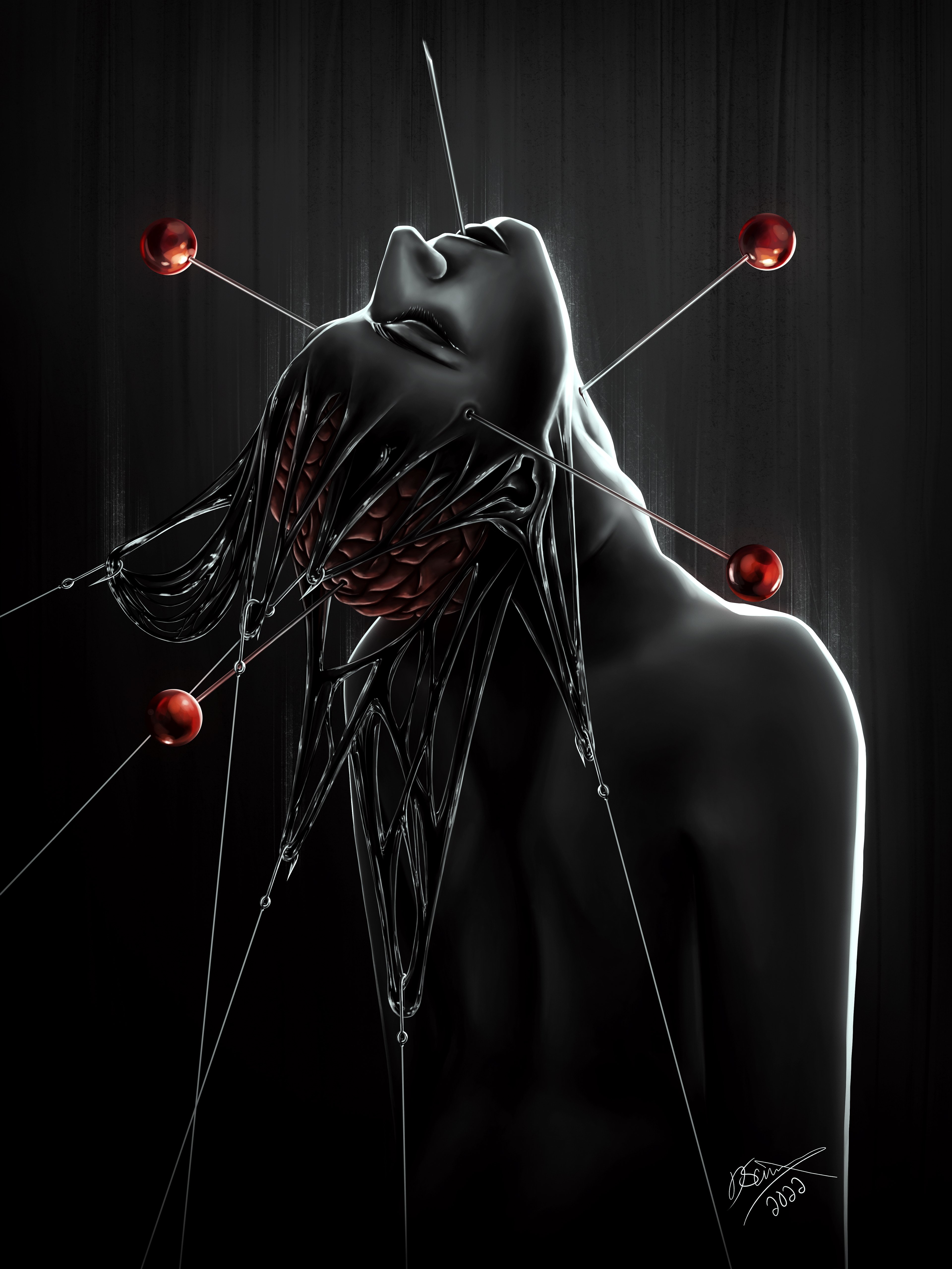 "Pins and Needles" - Photoshop