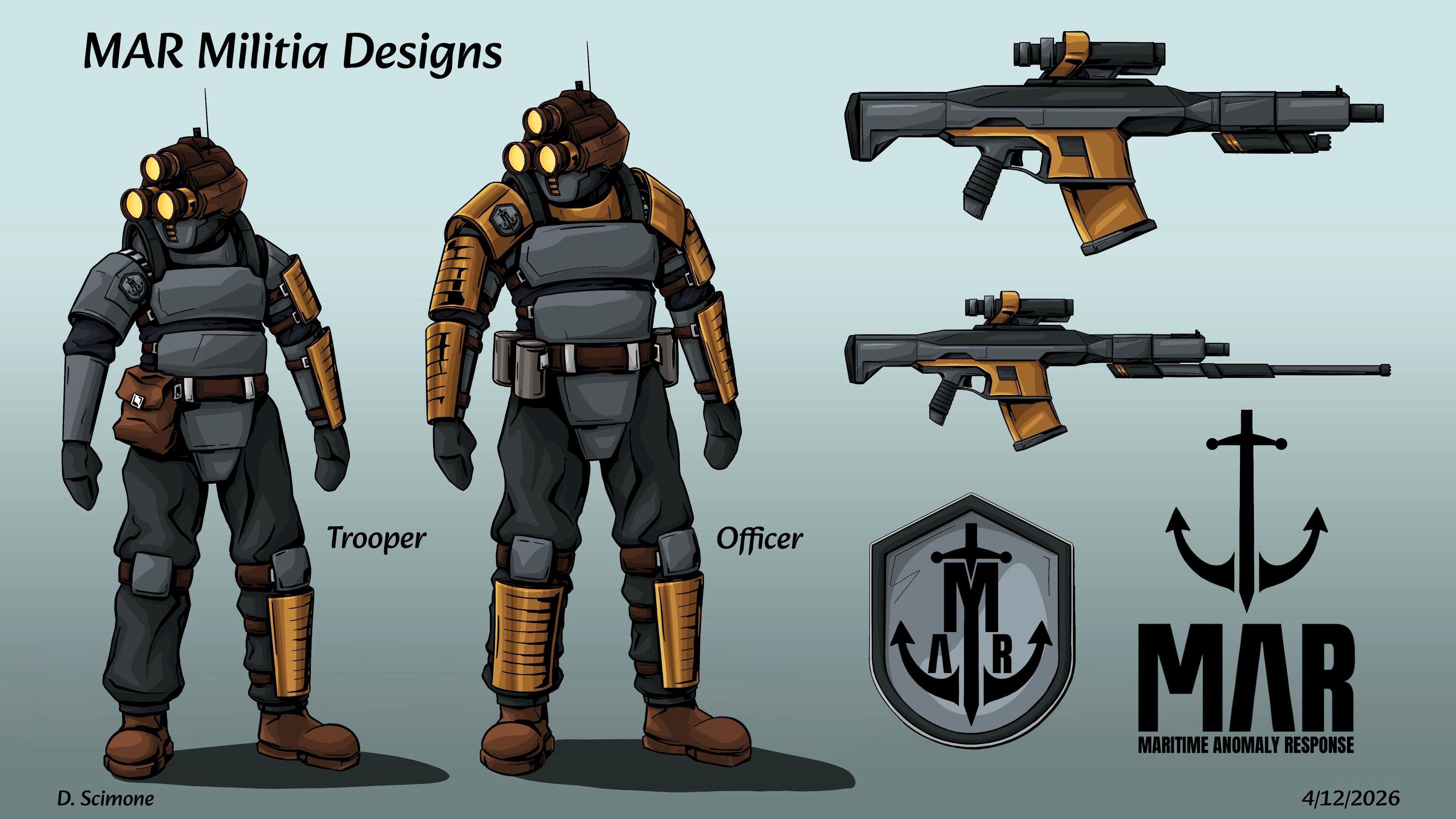 "Inhabited Militia Concept" - Procreate