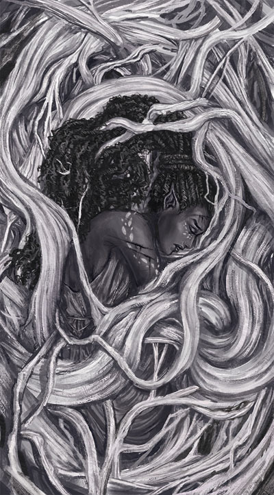 Illustration created for "The Black Ballad"