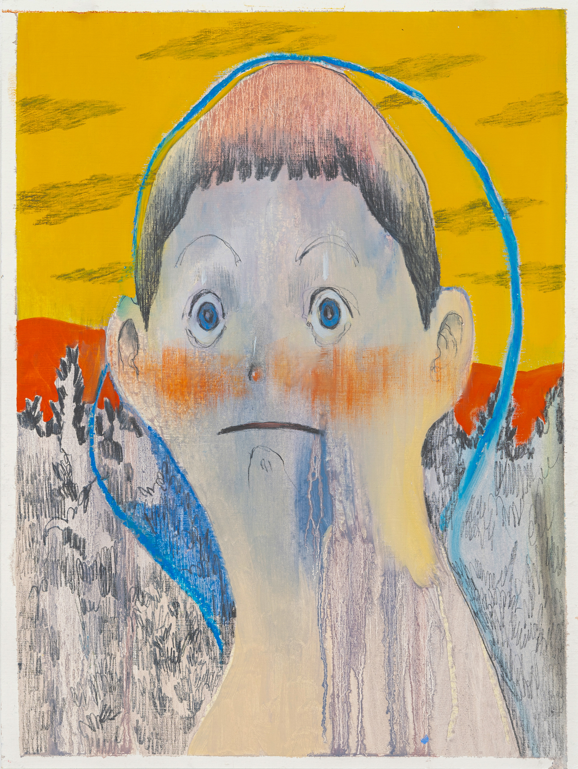 Confusion, 2021, Oil on paper, 48x36cm