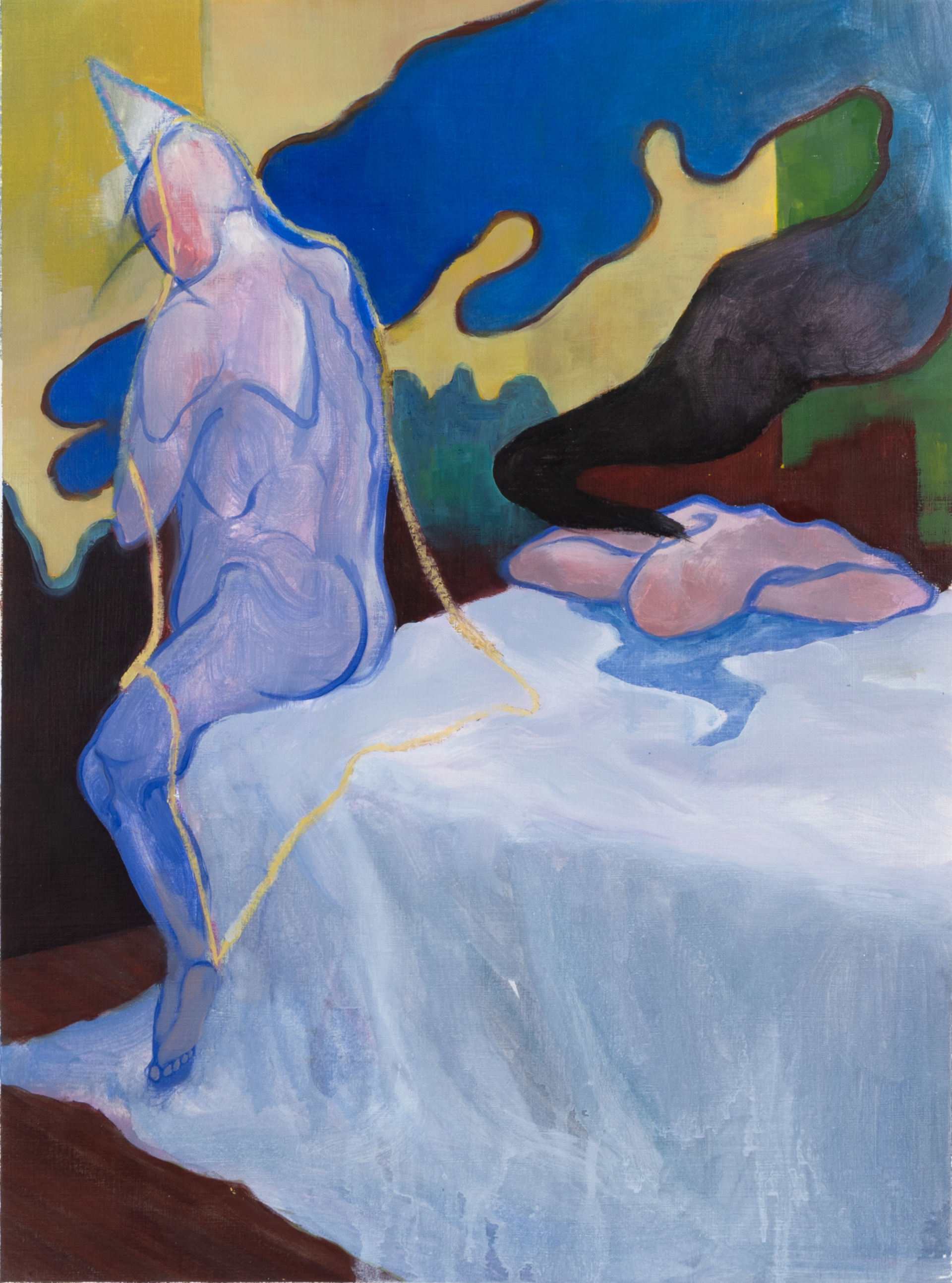 2020, Oil on paper, 48x36cm
