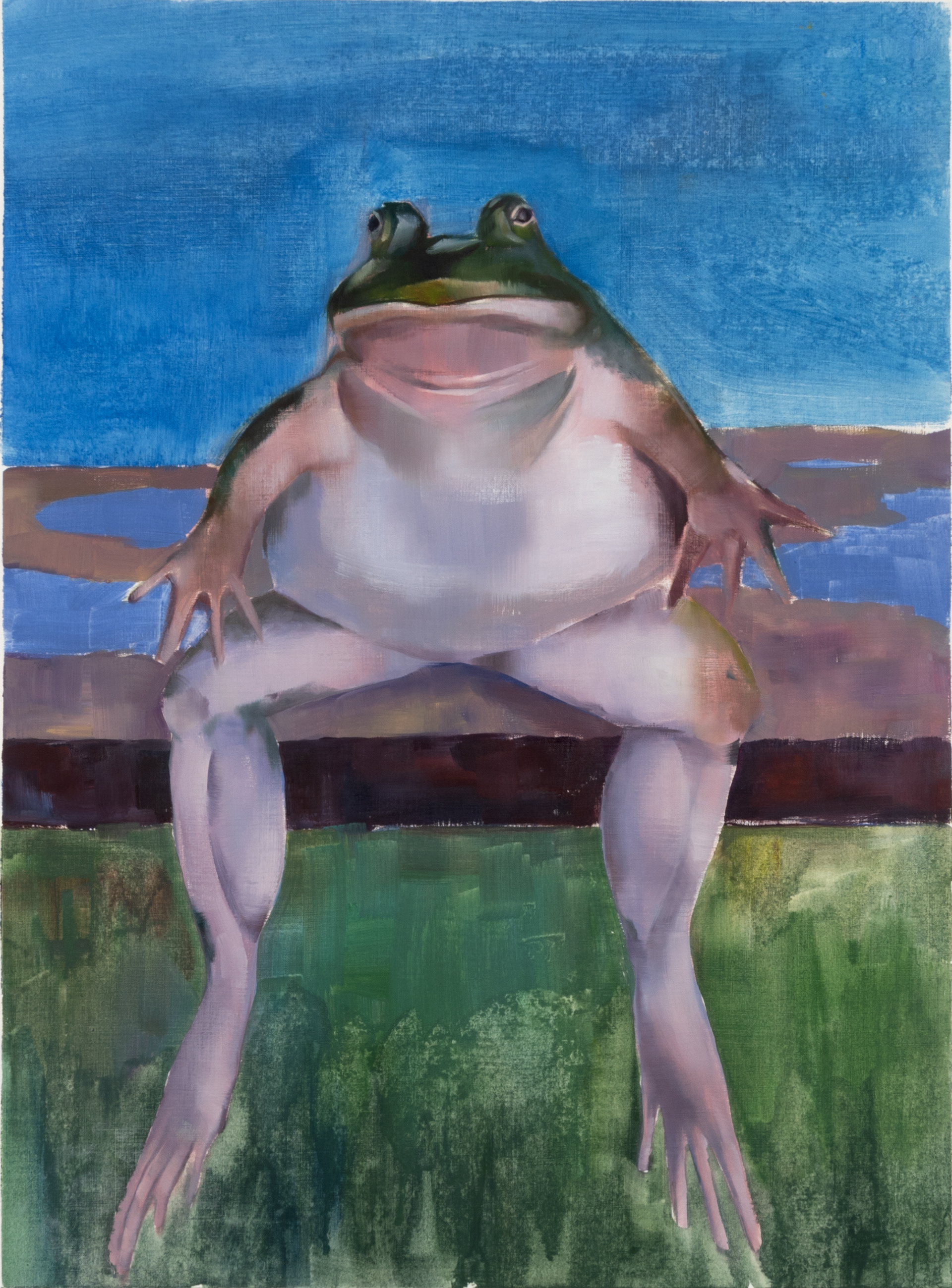 2019, Oil on paper, 48x36cm