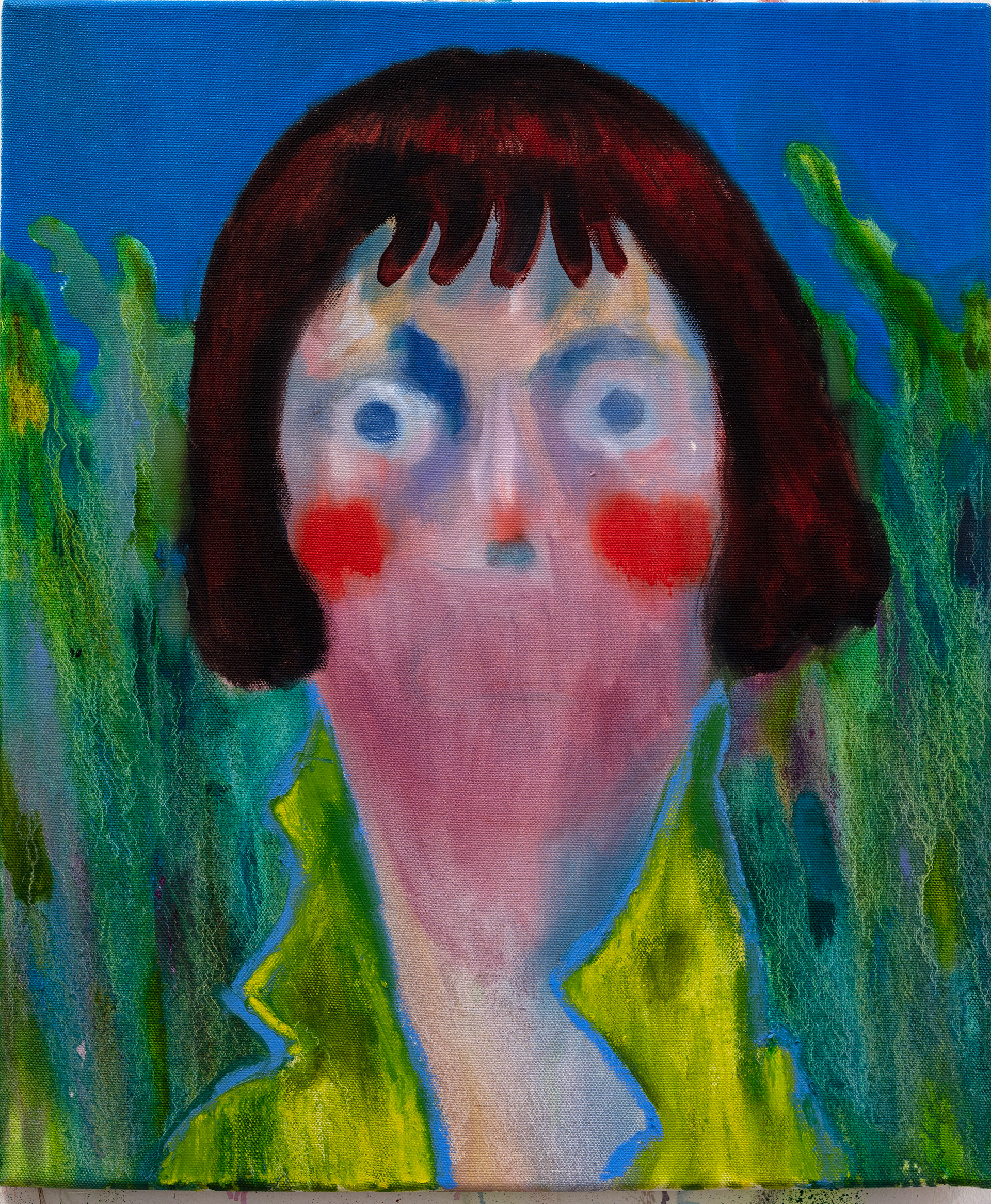 Windy, 2022, Oil on canvas, 60x50cm