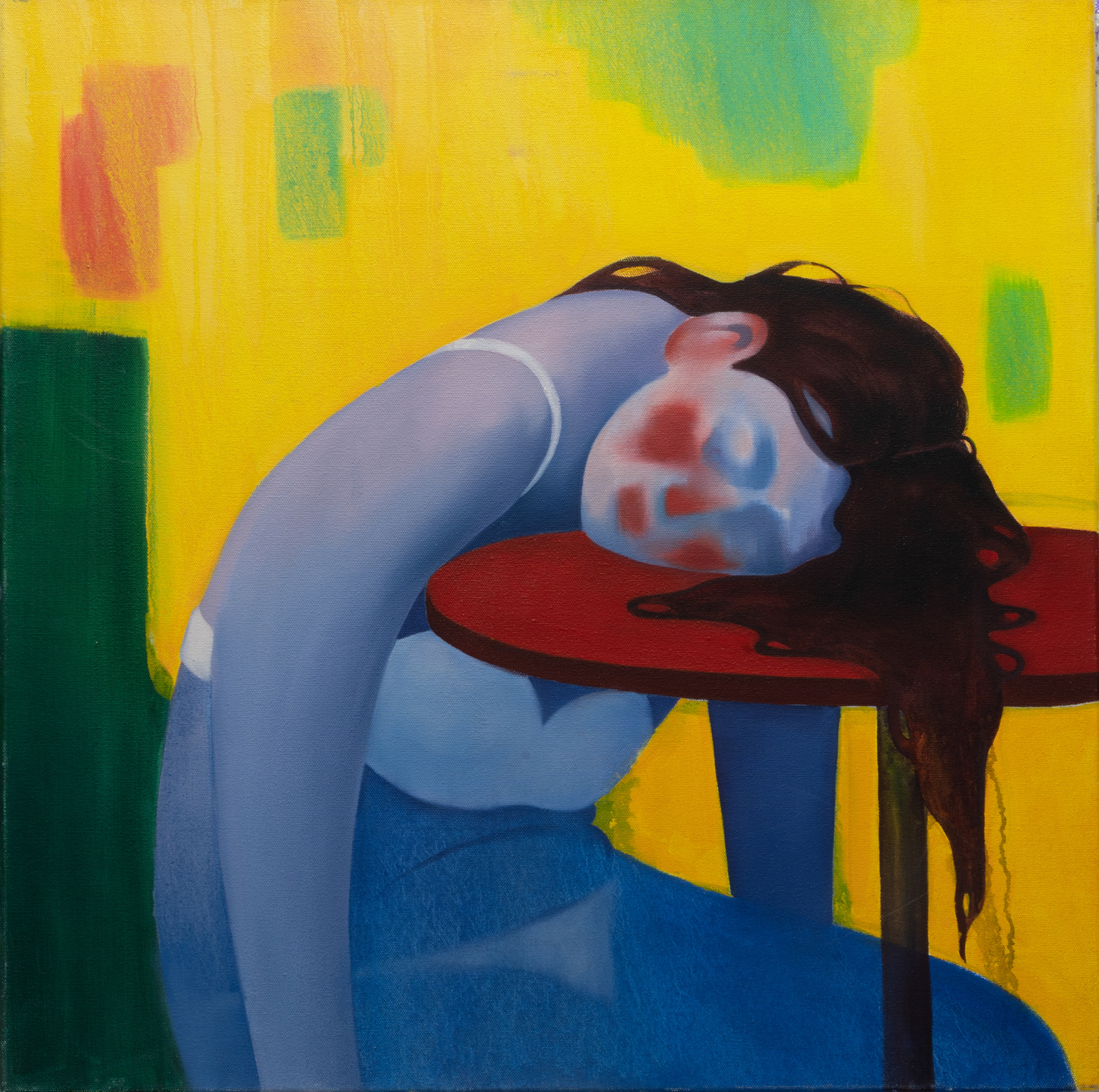 Der Traum, 2019, Oil on canvas, 80x80cm