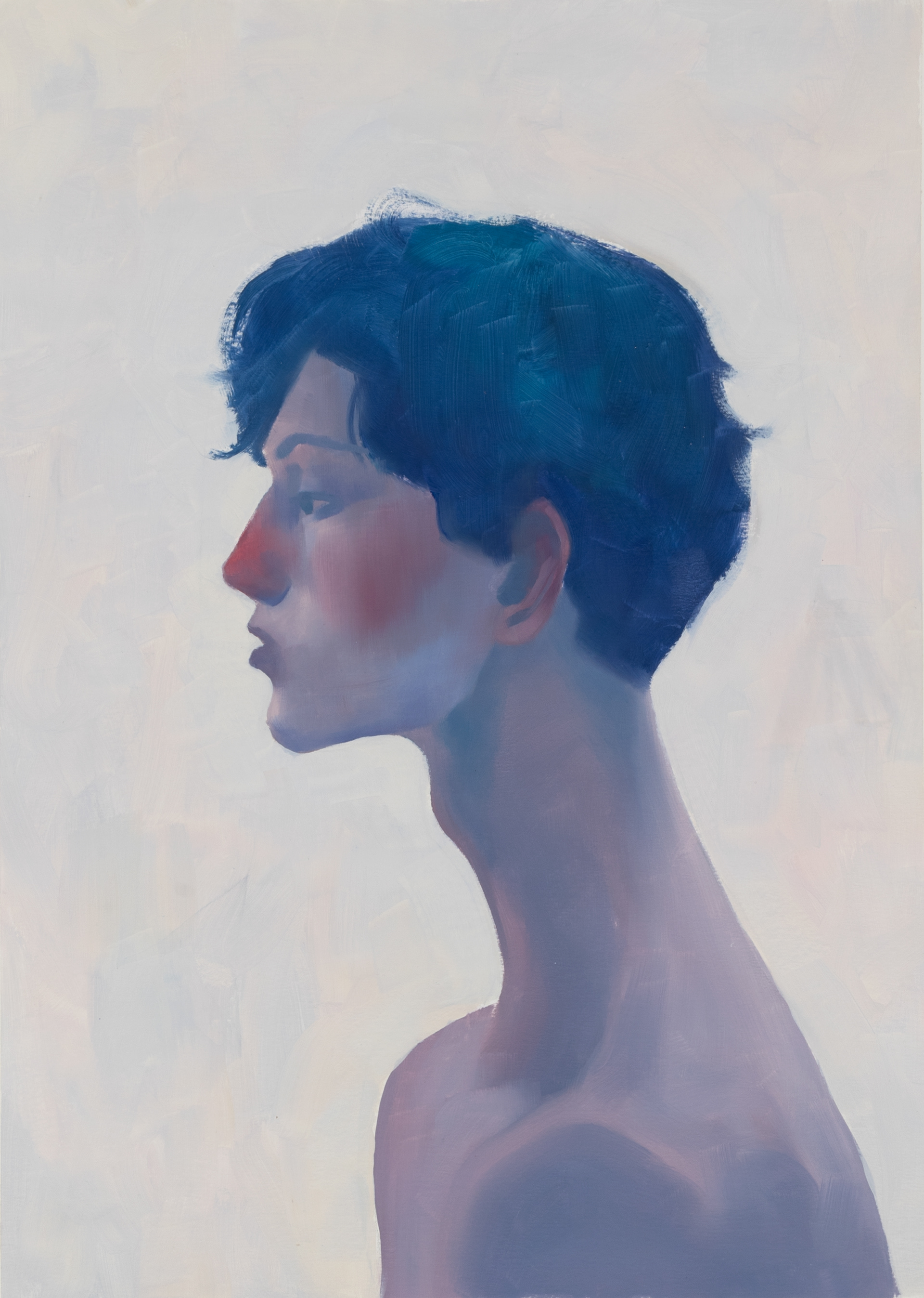on You, 2019, Oil on paper, 58x42cm
