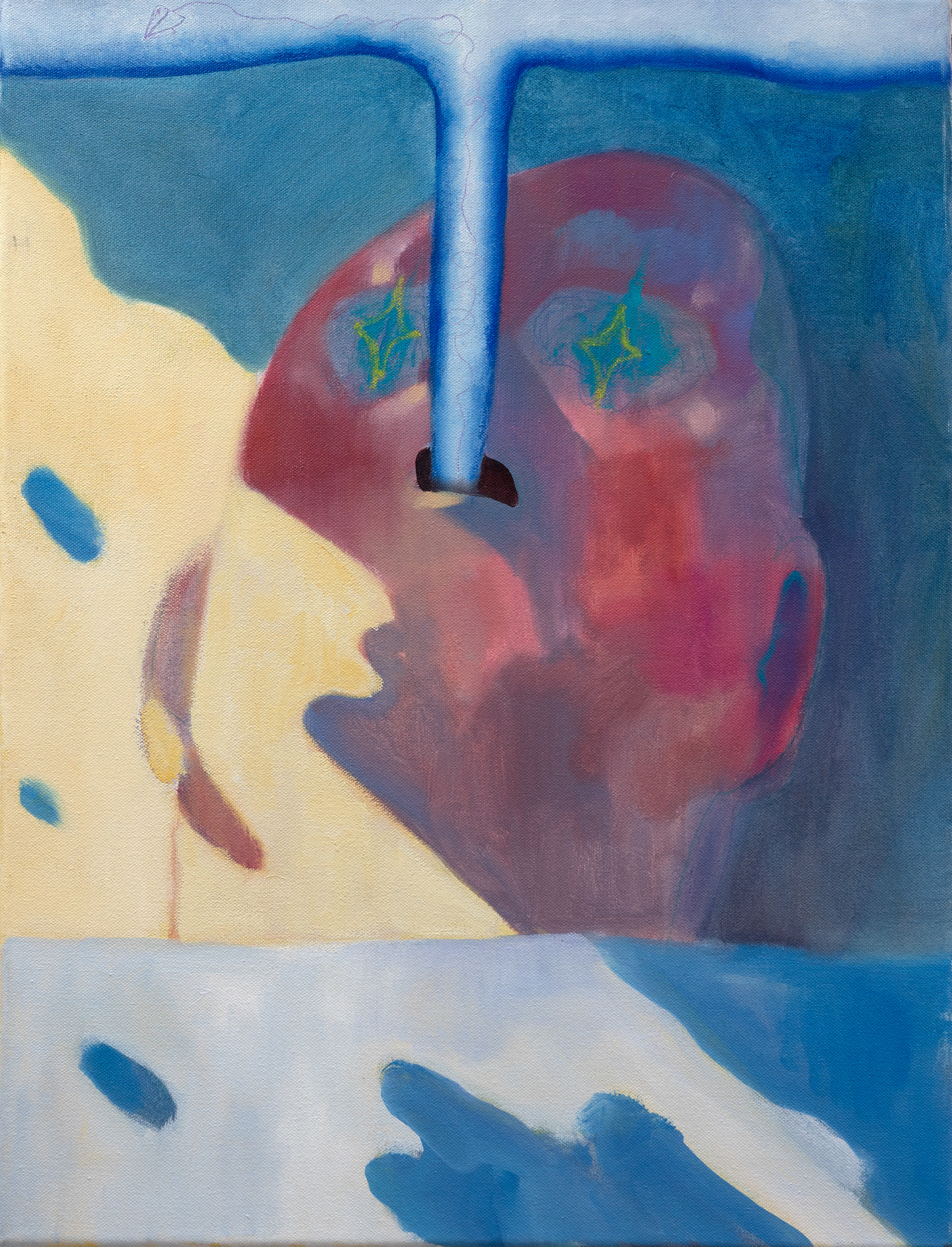 2022, Oil on canvas, 60x45cm