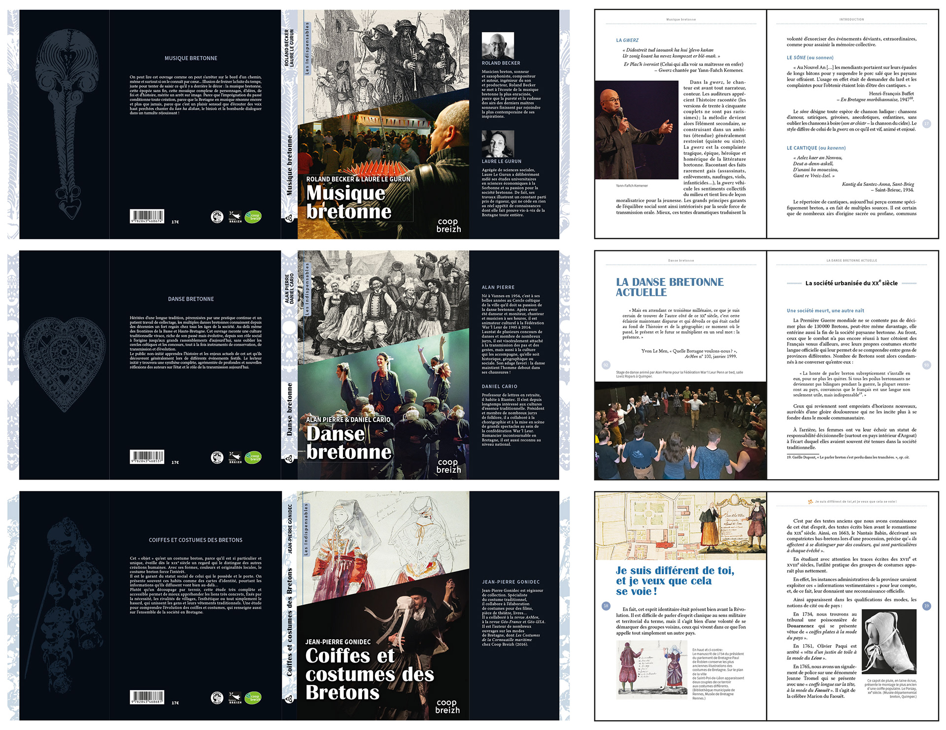 Collection Les Indispensables Broché, rabats • de 128 à 200 p. • 210 x 210 mm. Couvertures en planche & mises en page.