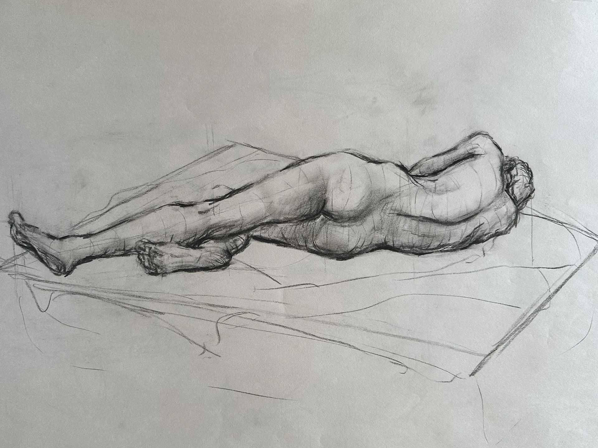 Figure Drawings - Lying Figure