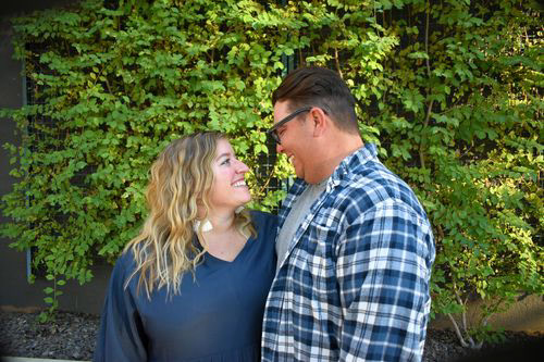 Garden Couple Photography