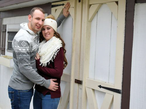 In Home Couple Photography