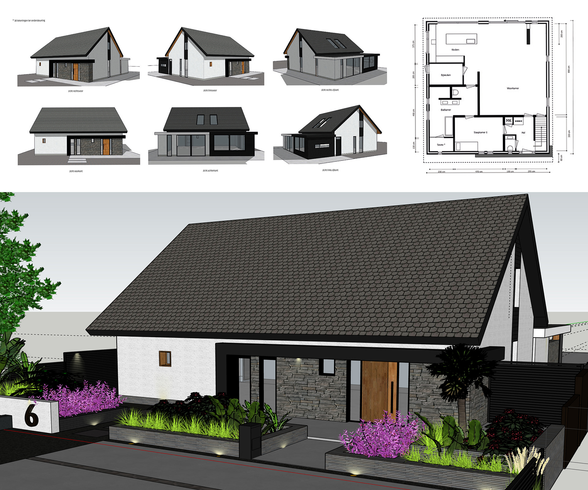 Design and build of a house