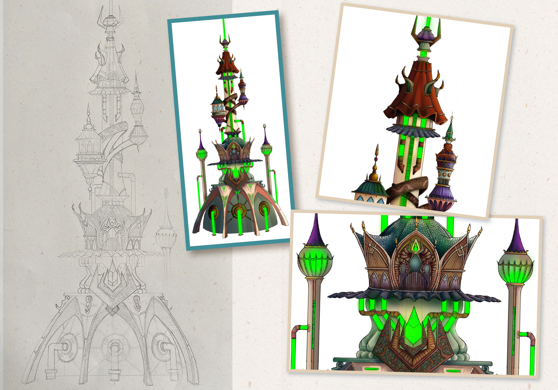 Design concept for main building architecture