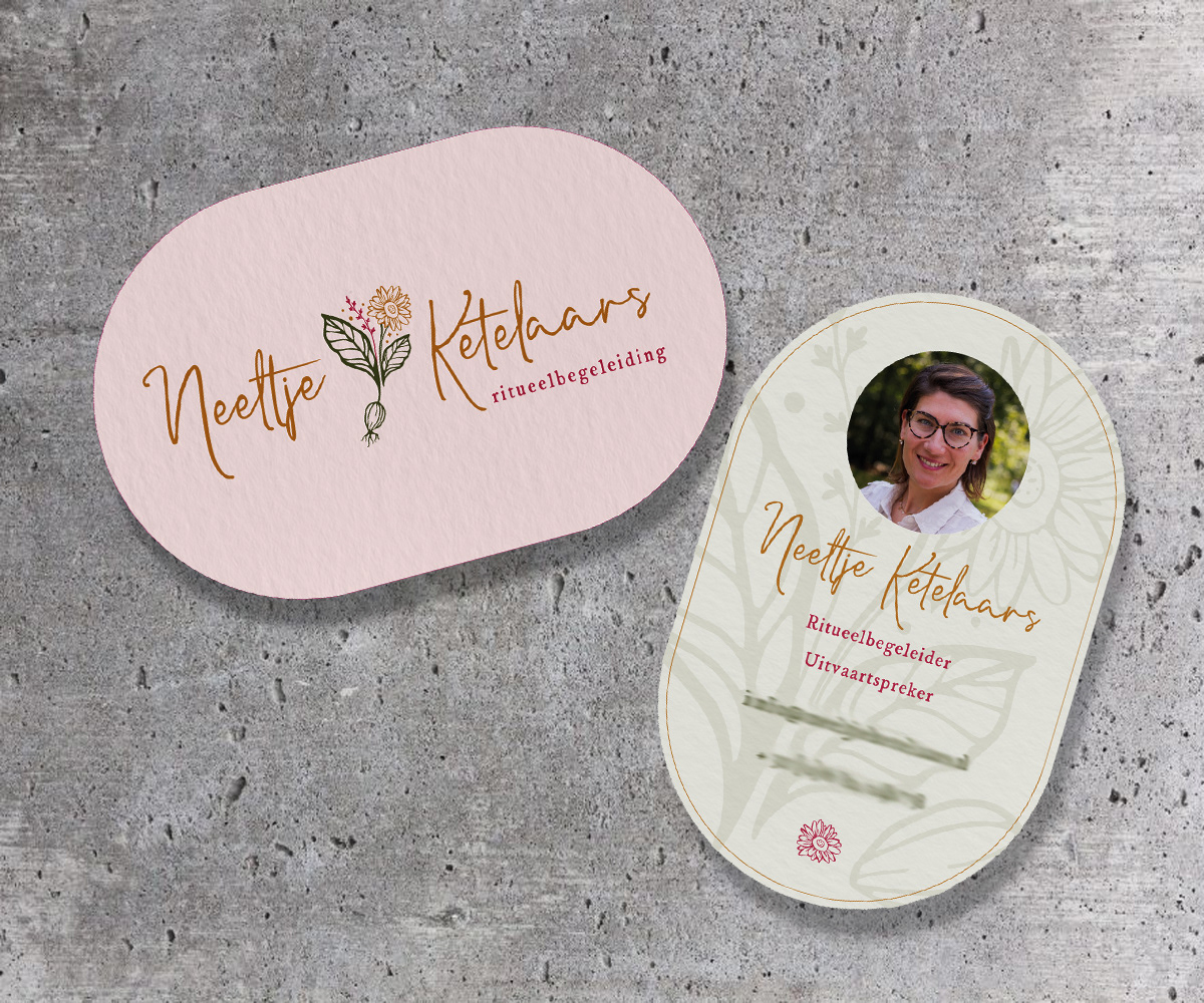 Arched business card design