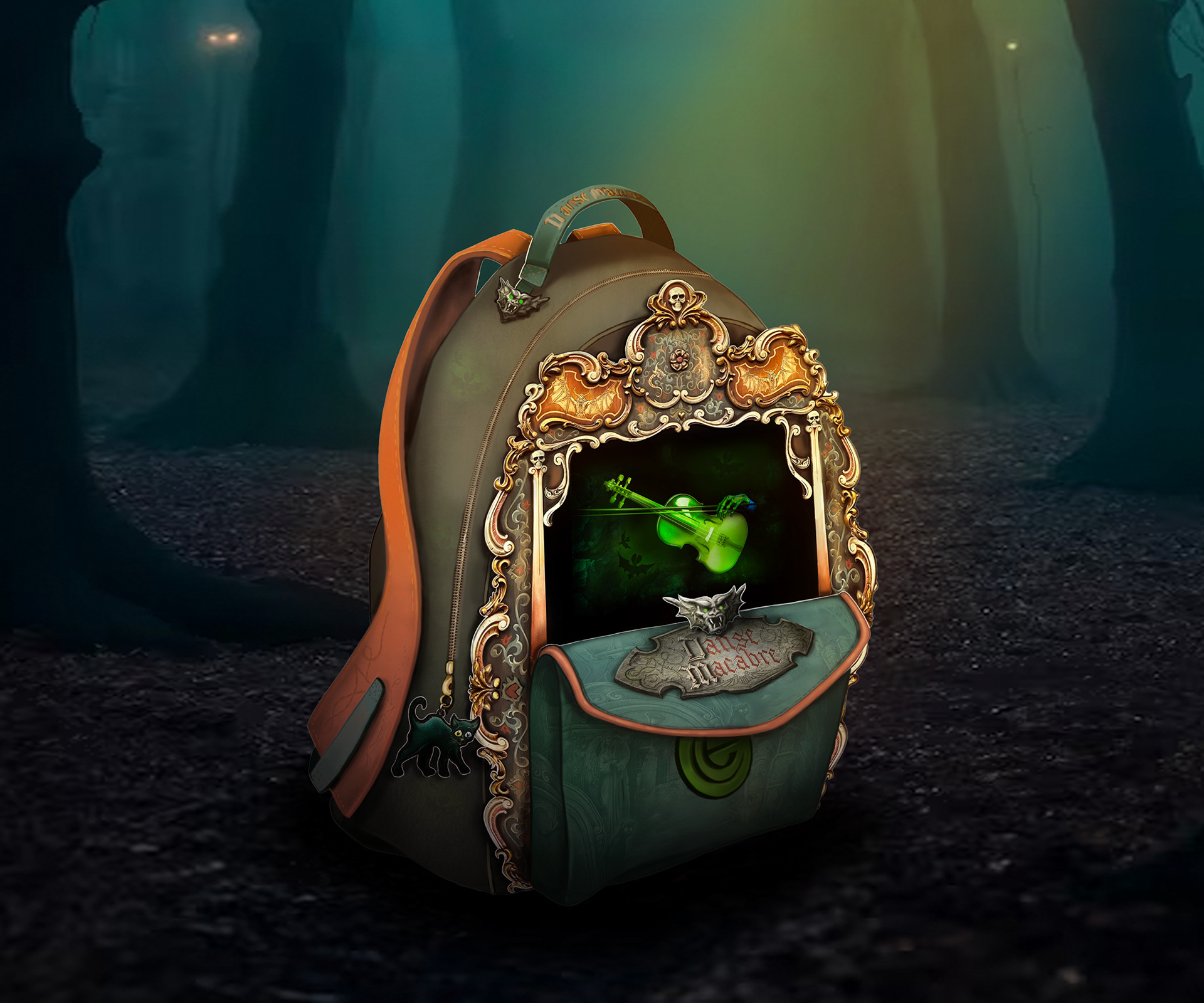 Backpack concept themepark merchandise