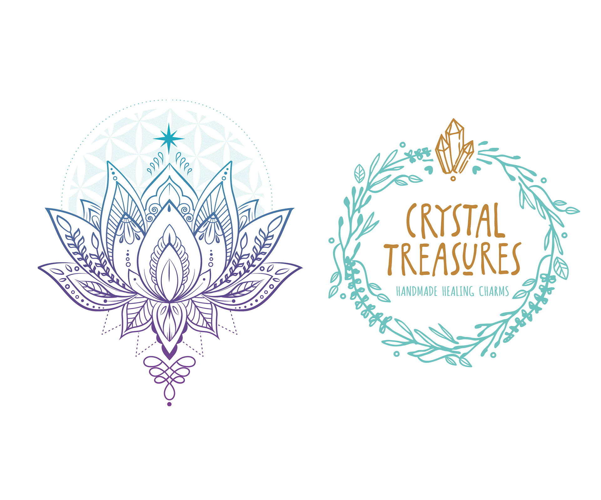 Spiritual logo designs