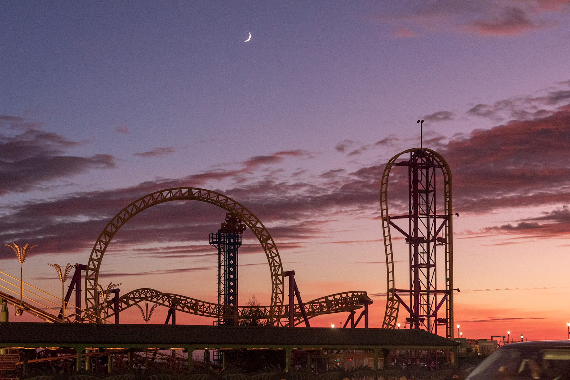 Adventure Island sunset