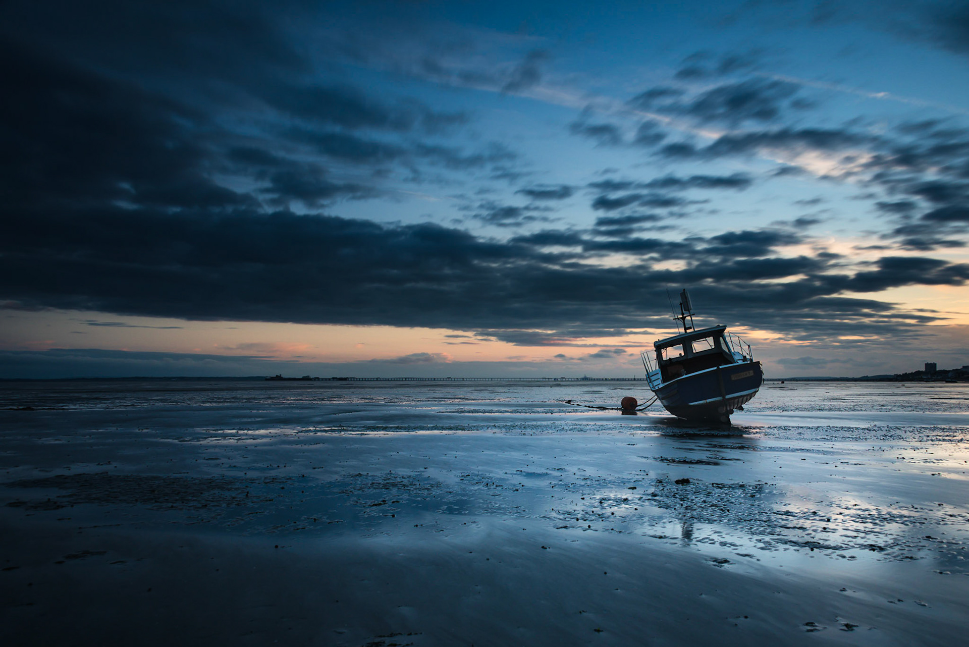 Doris SWA, Thorpe Bay after sunset