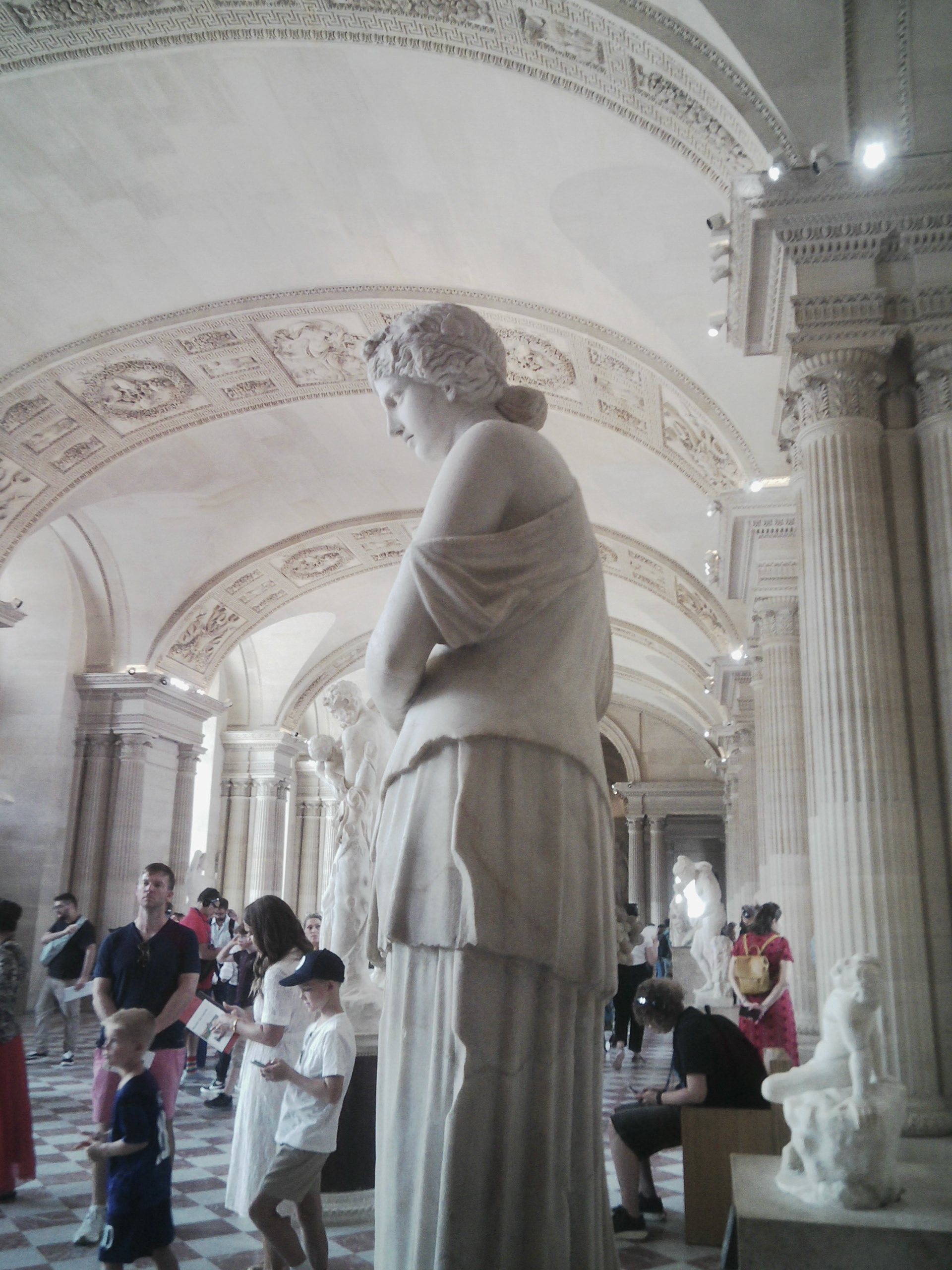 But Imagine Her with The Newest iPhone, Paris, 2024, Papershoot camera