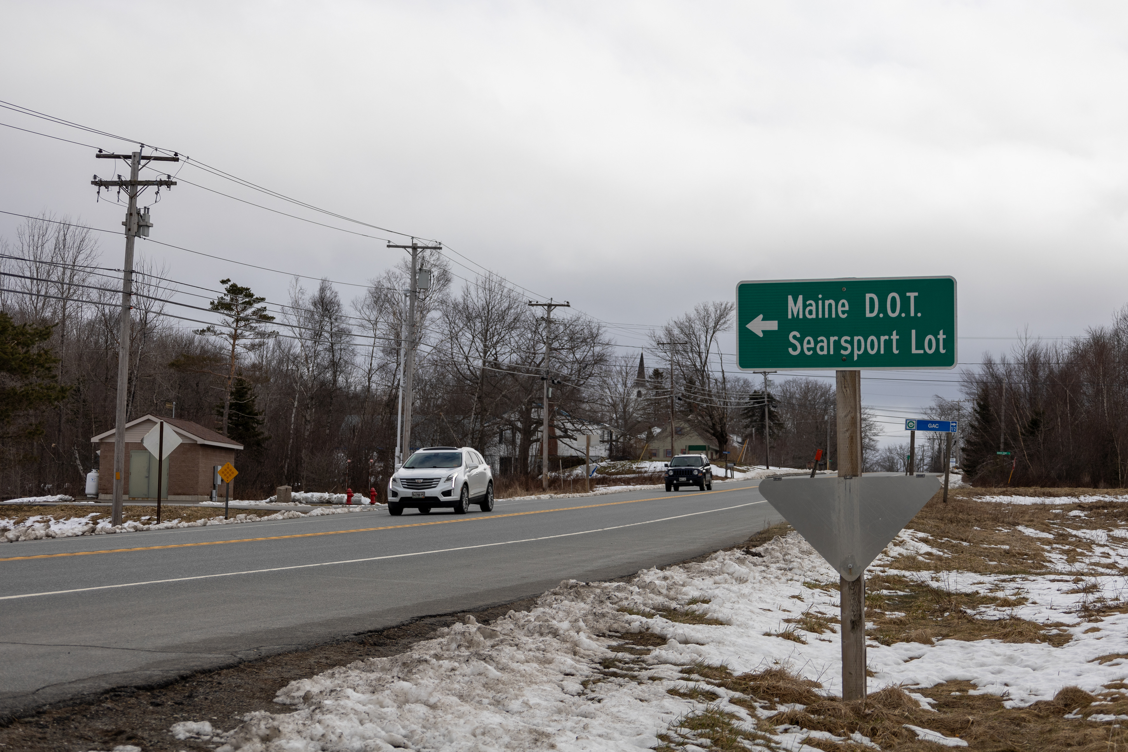 Maine Department of Transportation in Searsport, Maine. The DOT oversees Sears Island.