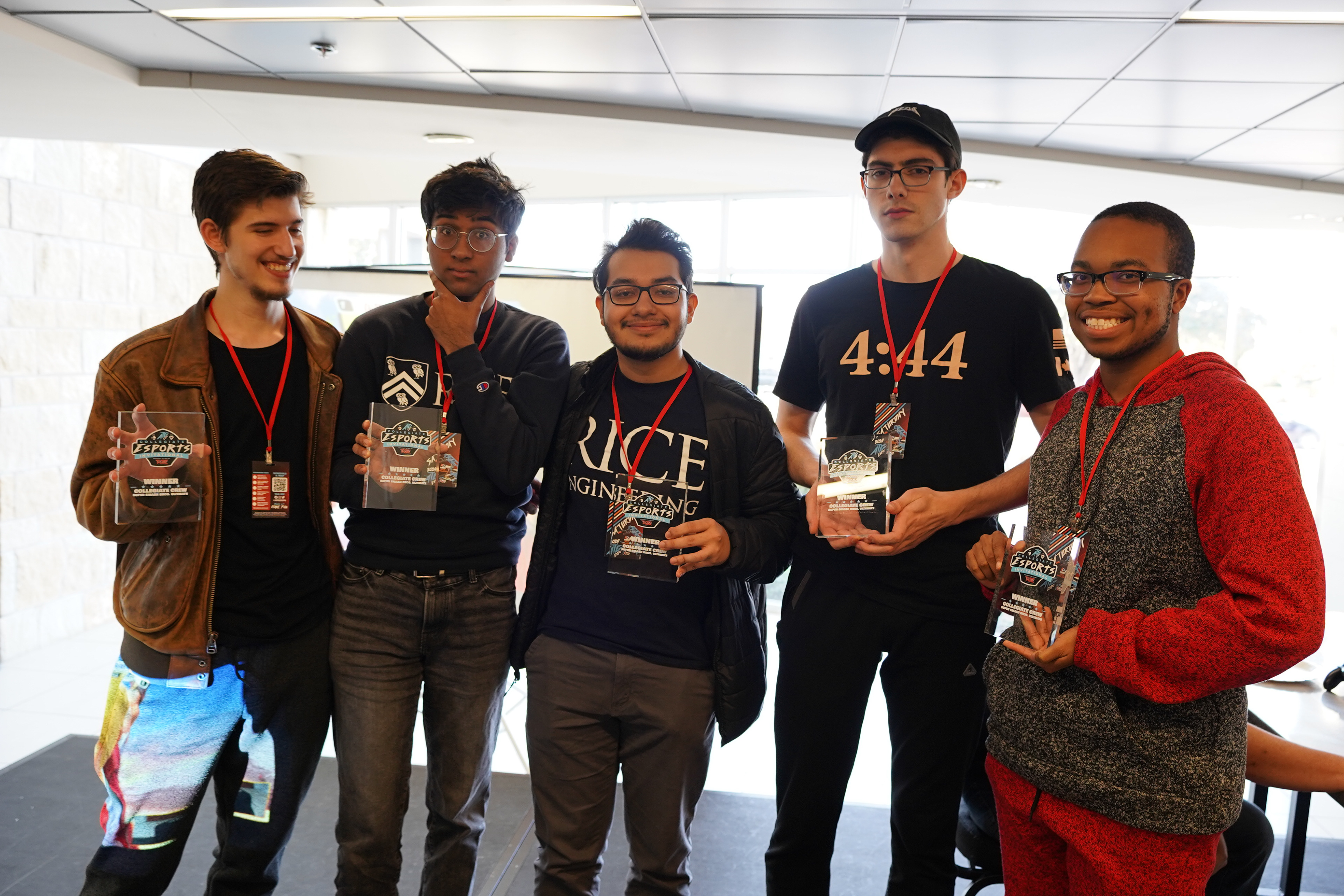 Rice collegiate smash group picture after winning ATG Expo 2024