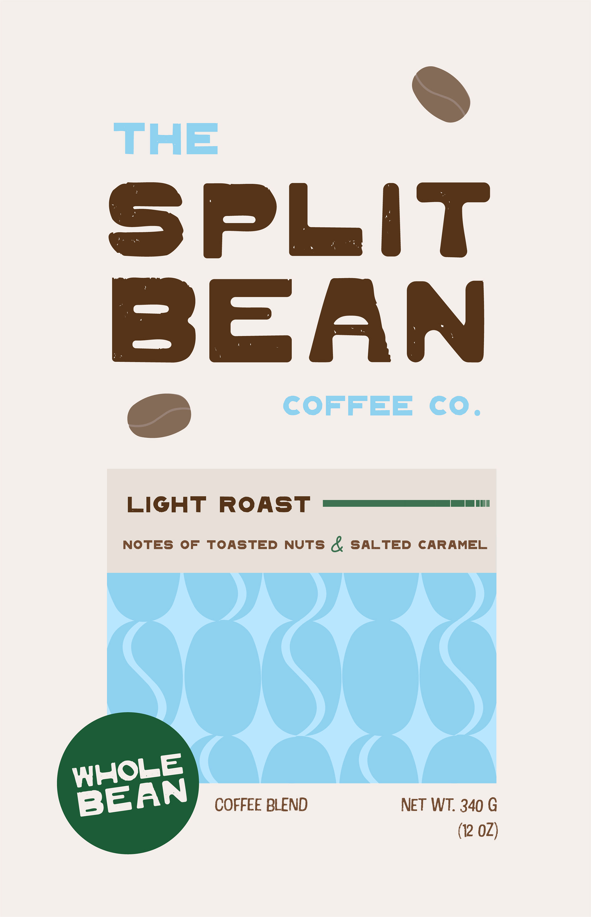 Light Roast Coffee Bag Design