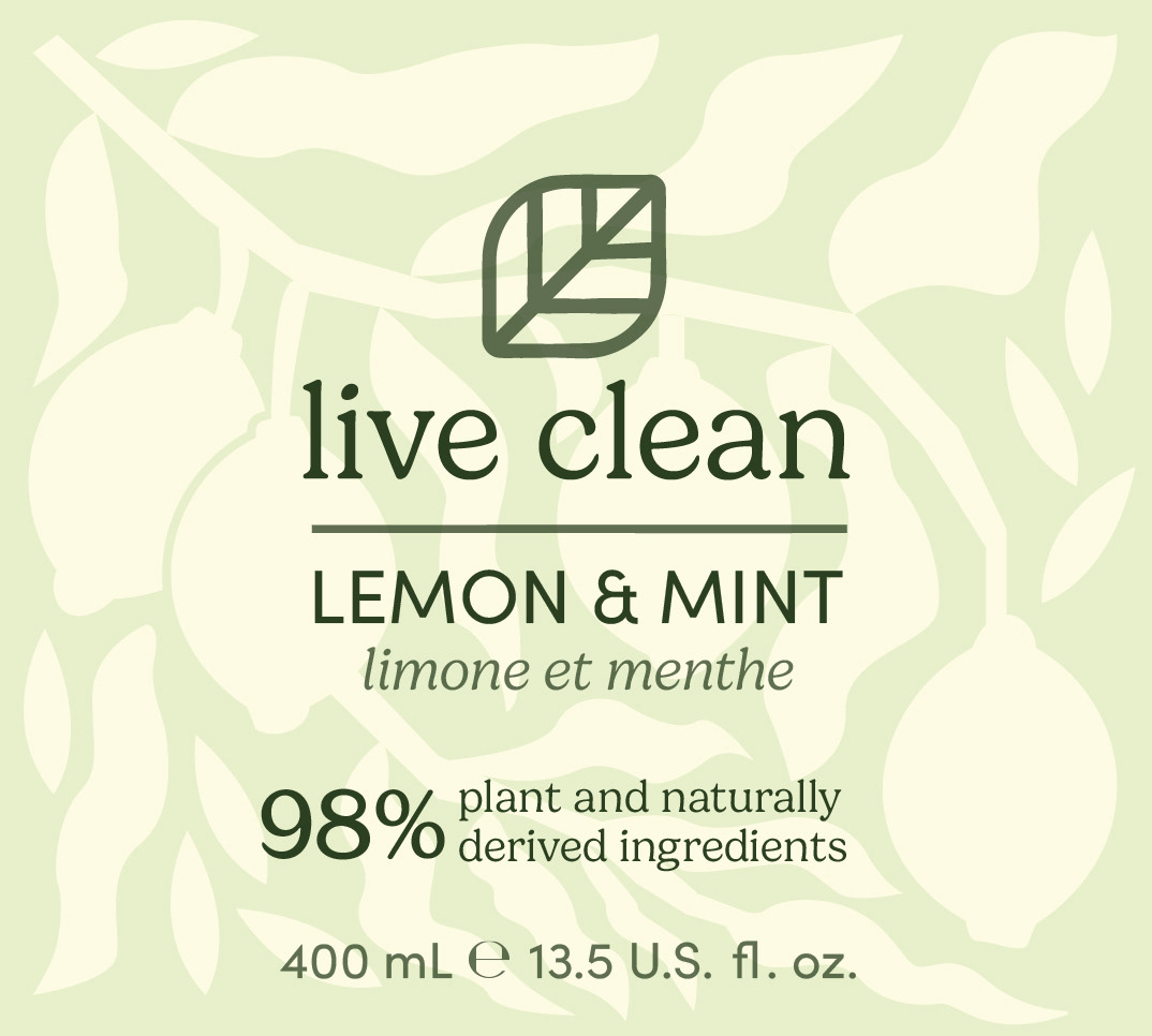 Lemon & Mint Soap Label