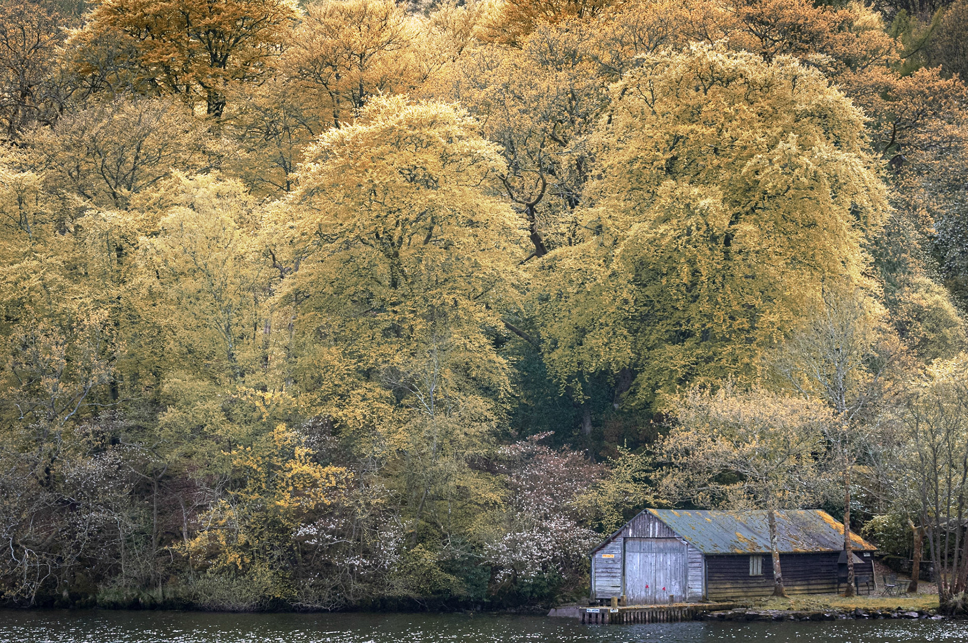 One of many boathouses that can be seen on the banks of Lake Windermere