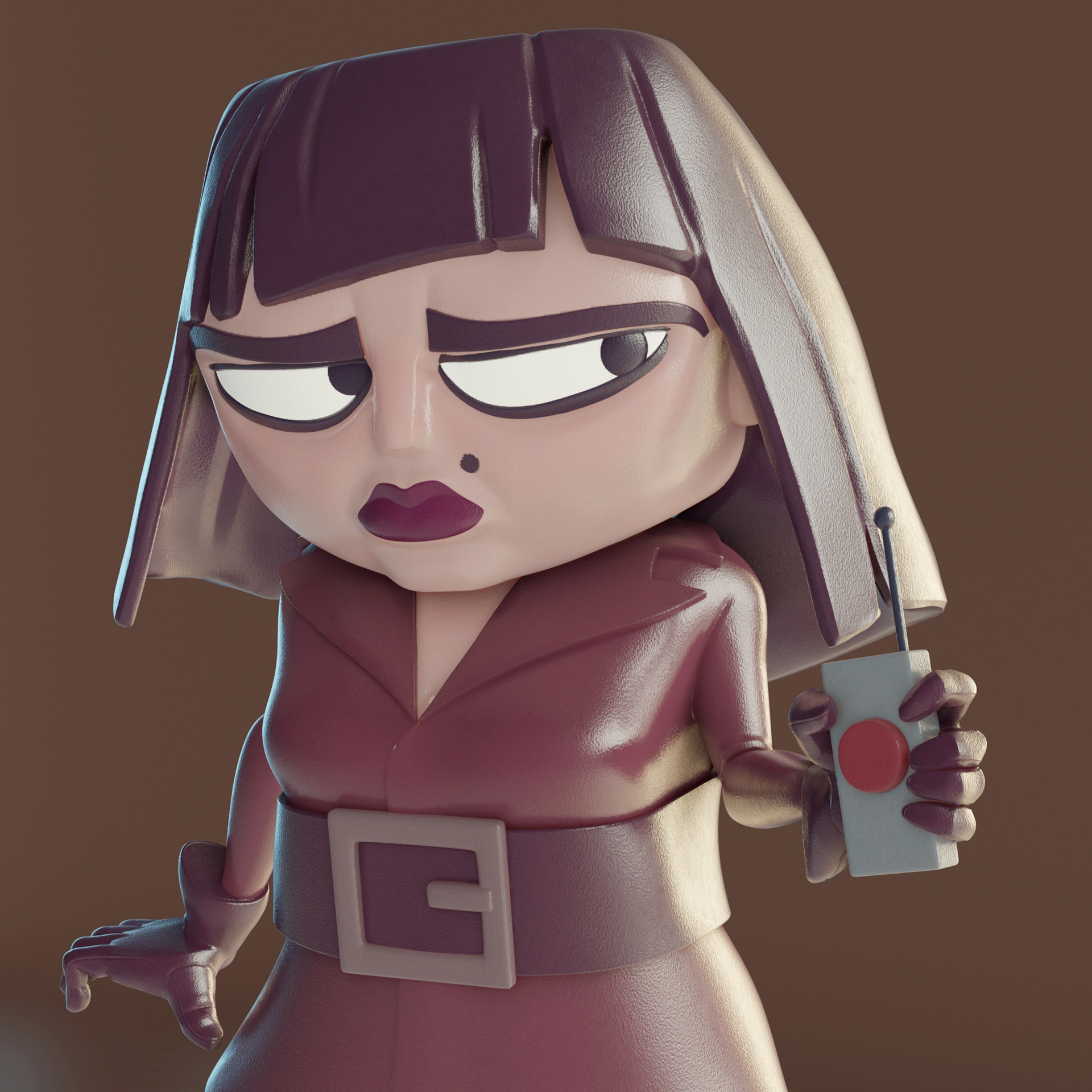 Spy Design Zbrush Sculpt