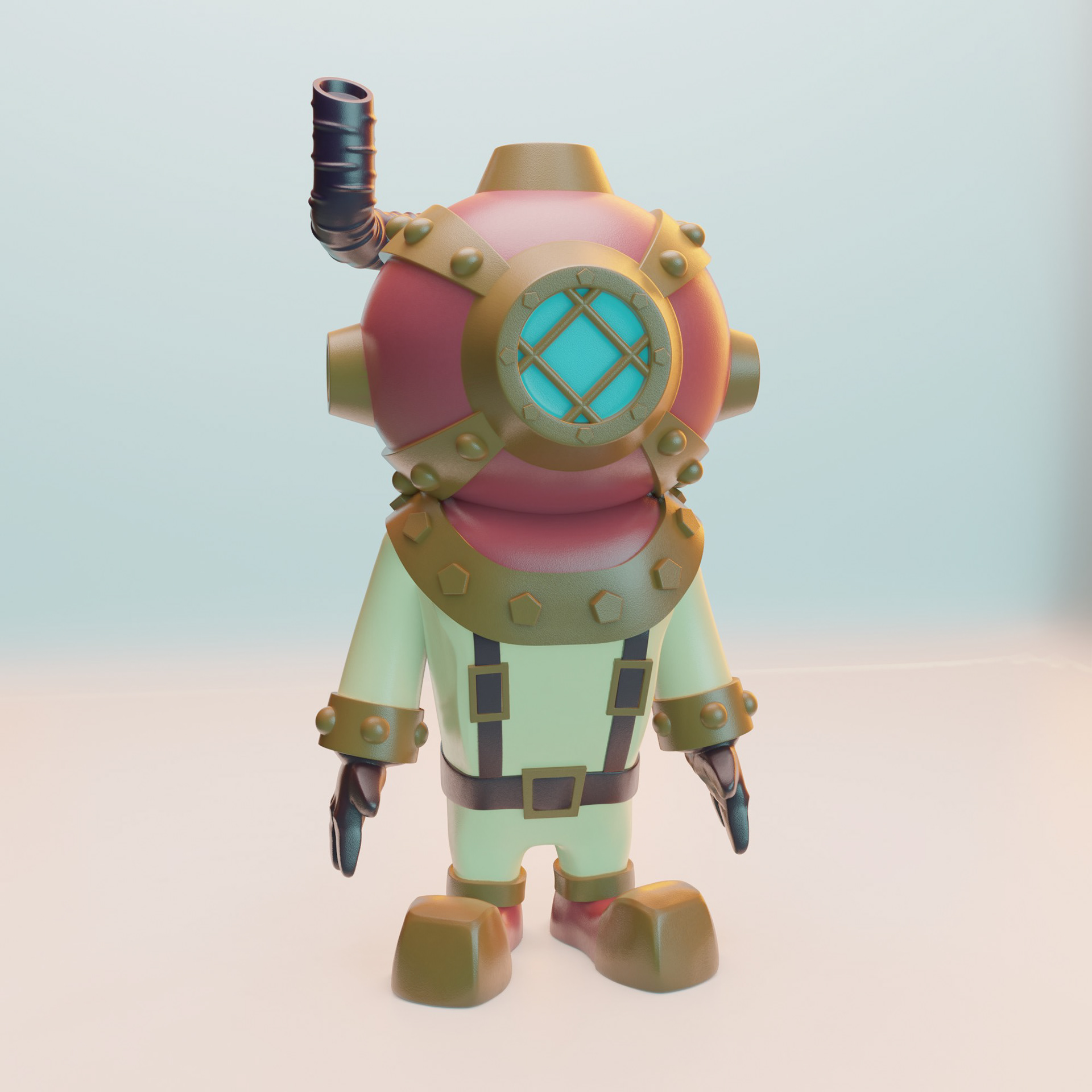 Deep Sea Diver Zbrush Sculpt