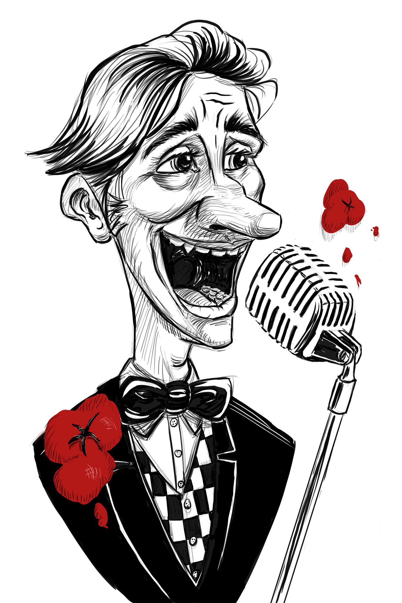 Client Work for a comedy and magic show