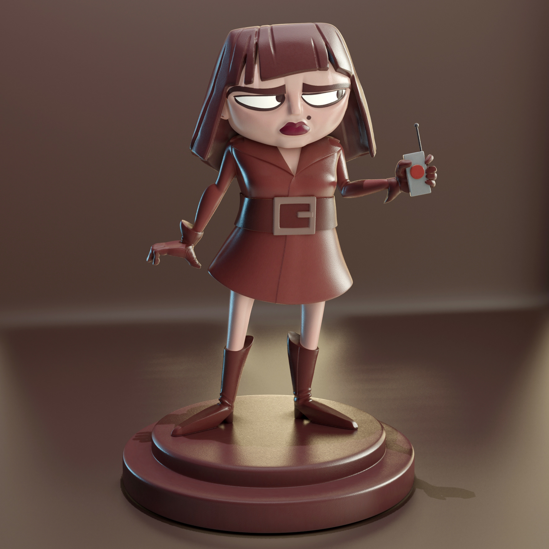 Spy Design Zbrush Sculpt