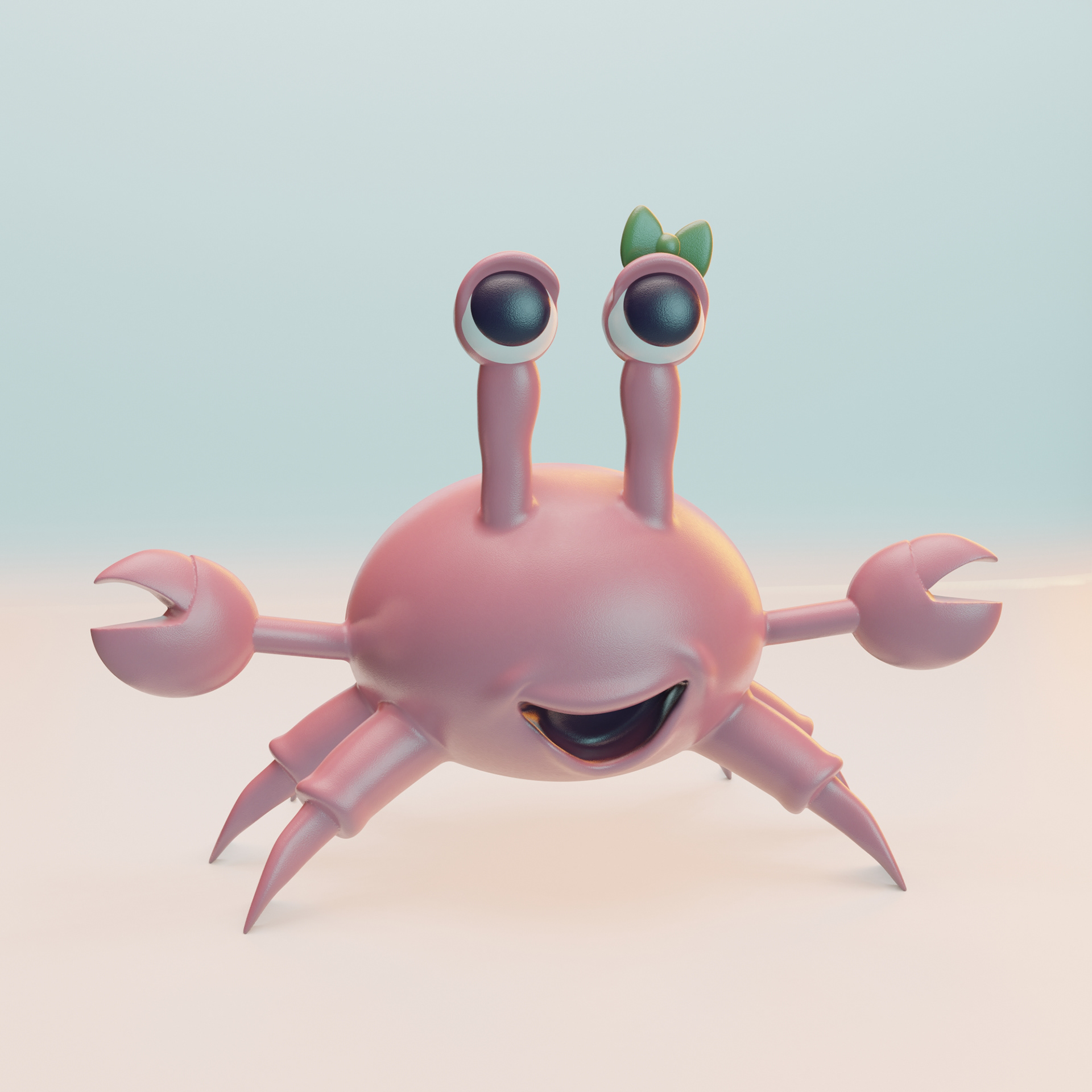 "Crabby" Zbrush Sculpt and Blender Render
