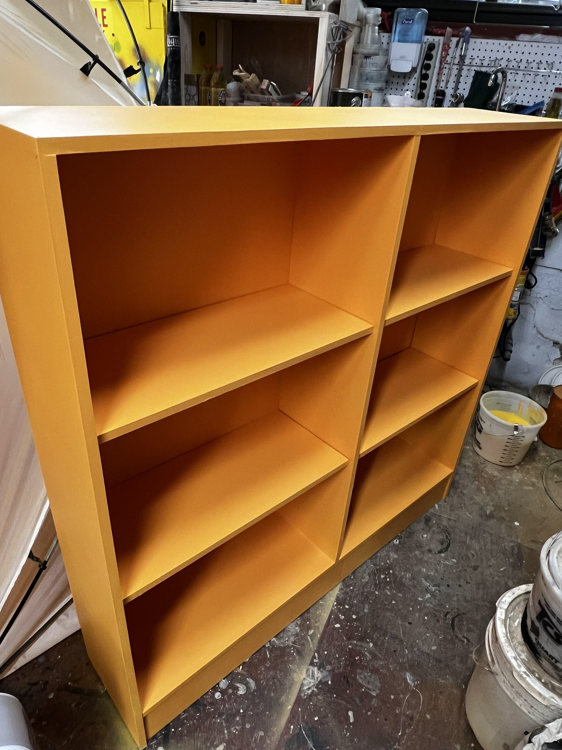 Bookshelves for EUREKA DAY