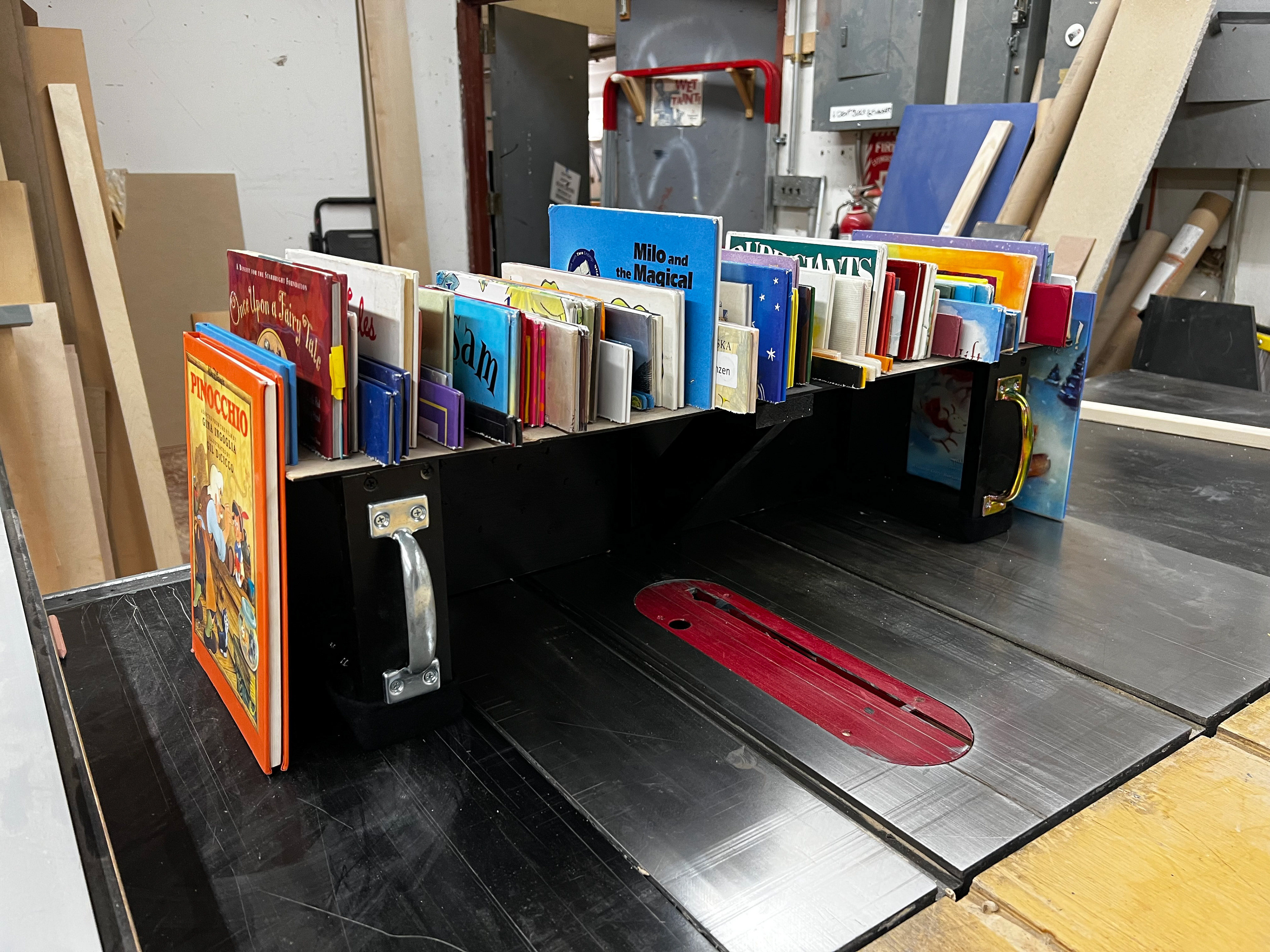 Disappearing Books for EUREKA DAY