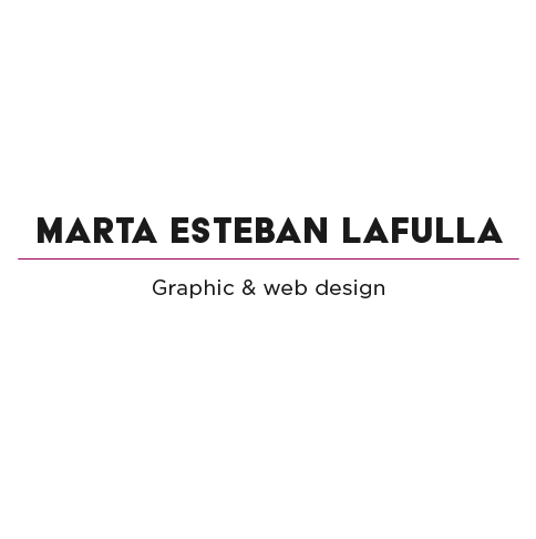 marta esteban lafulla diseñadora grafica