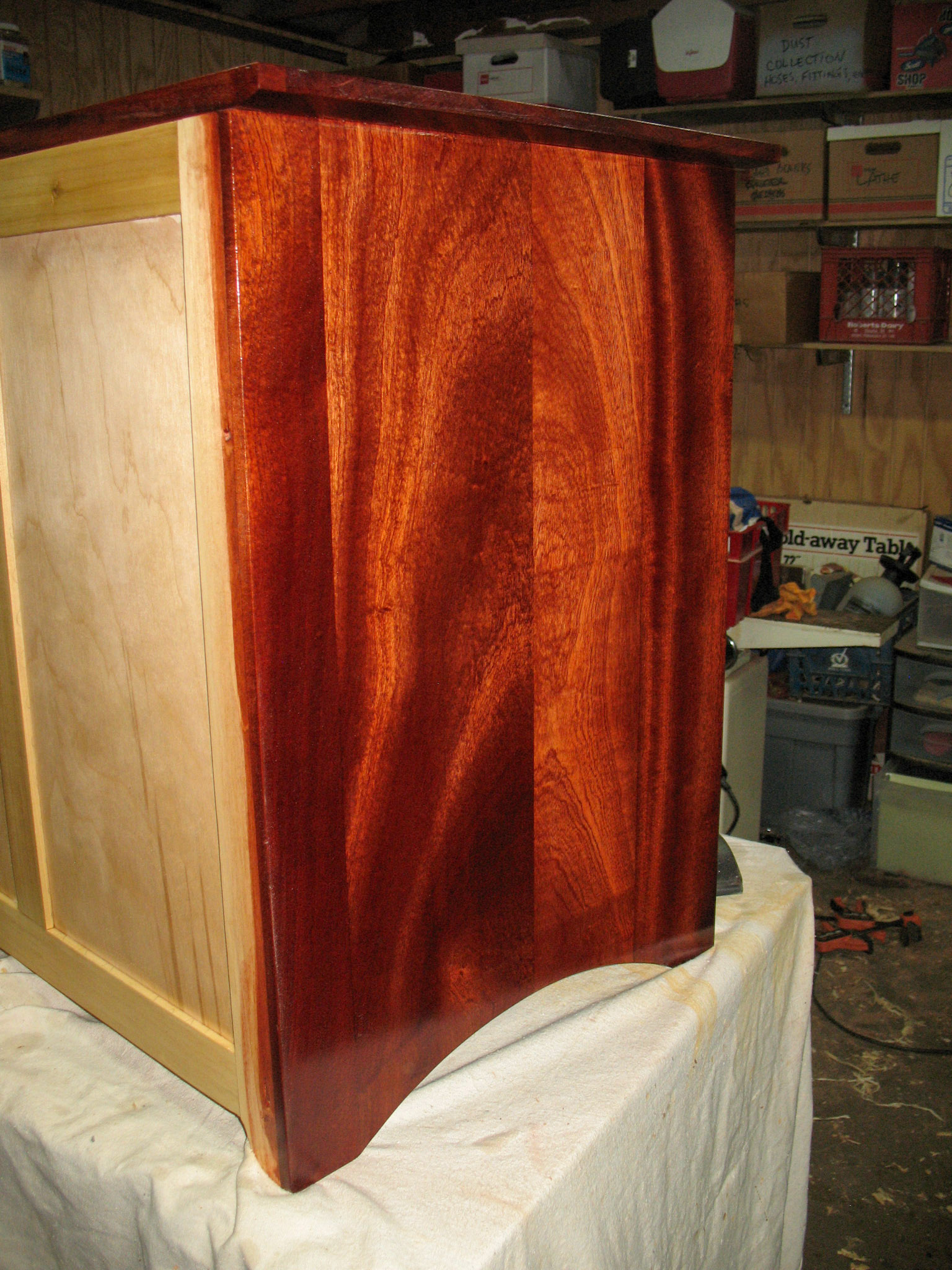 Two coats of shellac