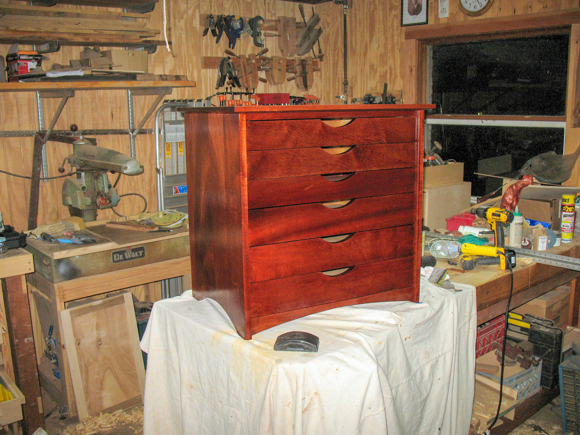 Two coats of shellac