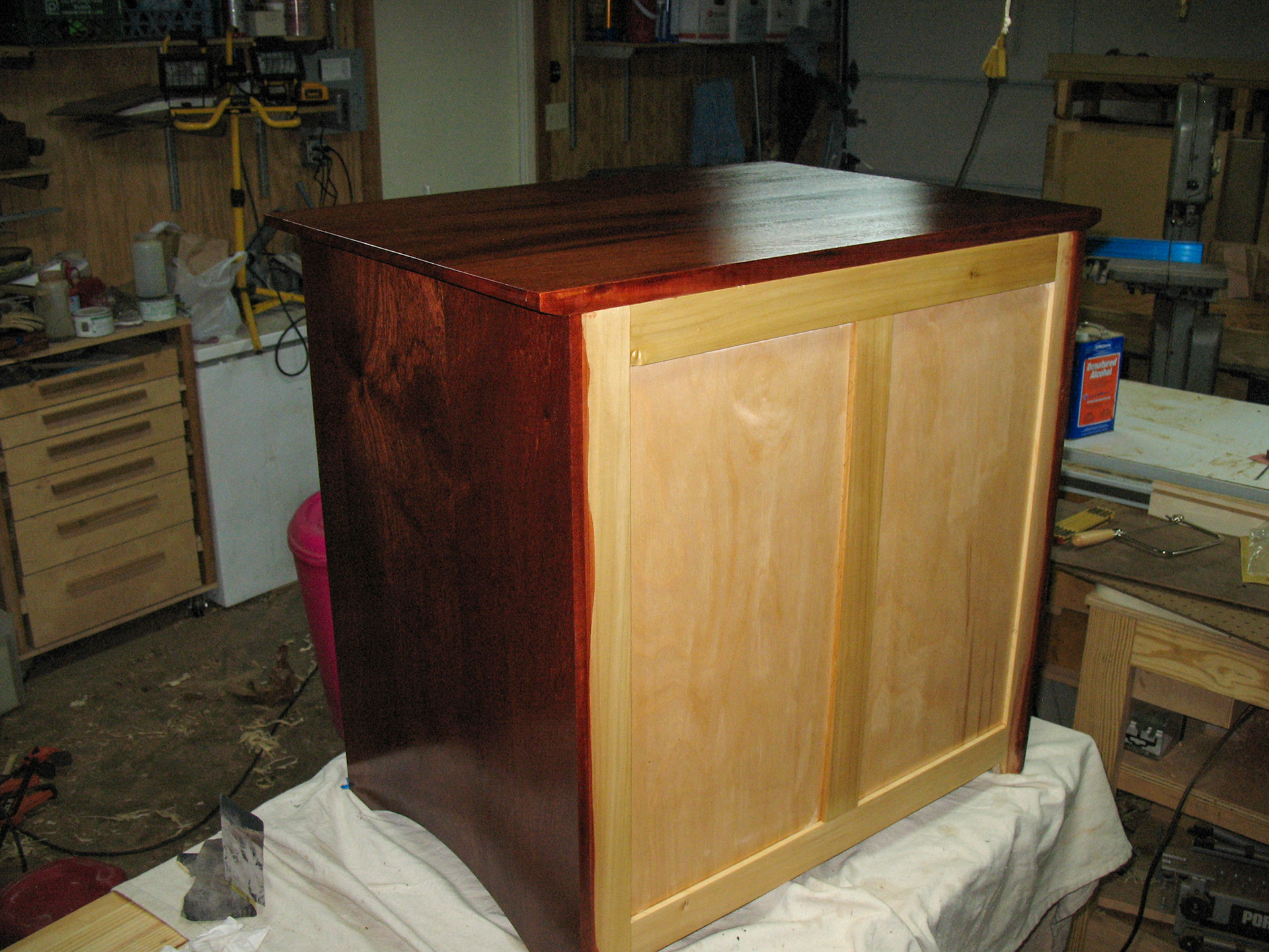Two coats of shellac