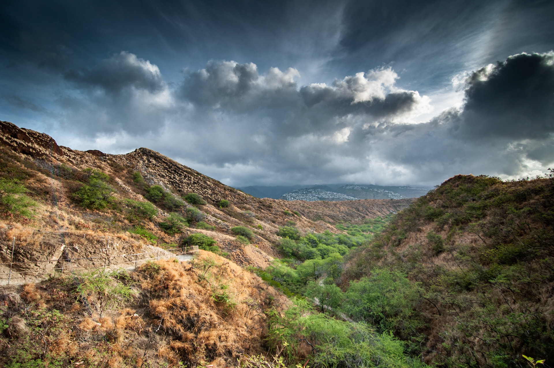 Halfway up the Diamondhead Trail