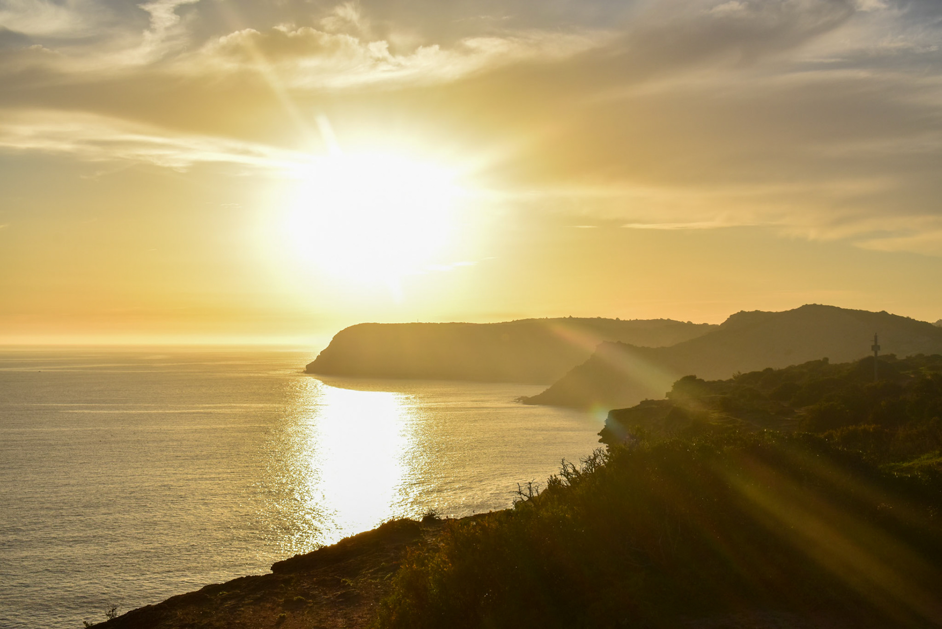 Sonnenuntergang am Atlantik