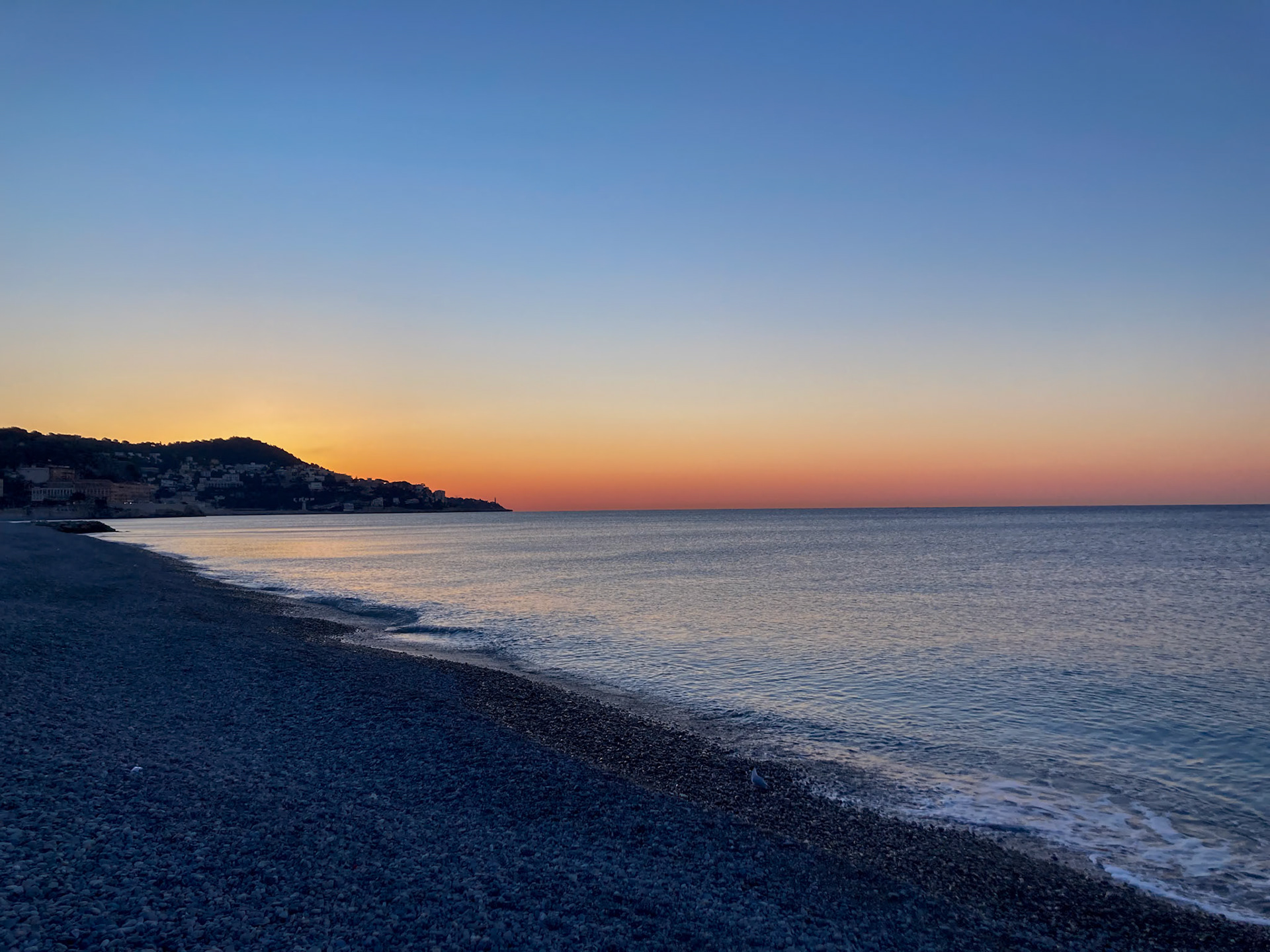 Sonnenaufgang in Nizza