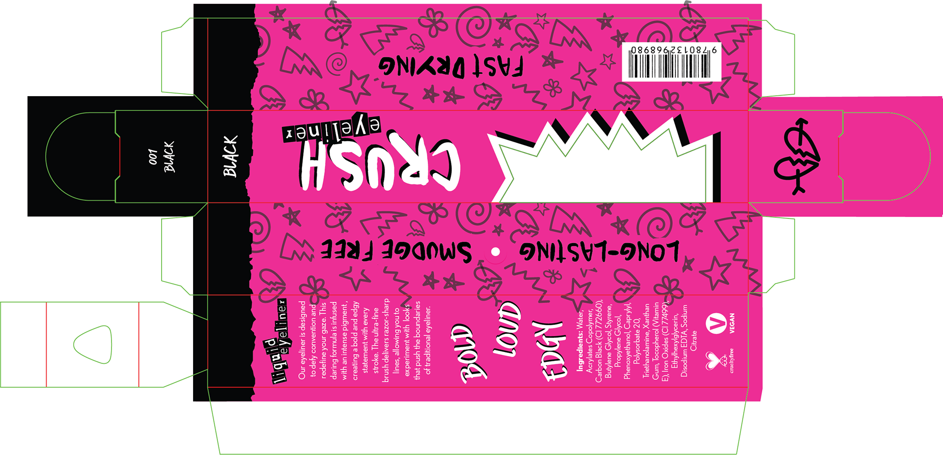 Tuck Box Dieline
