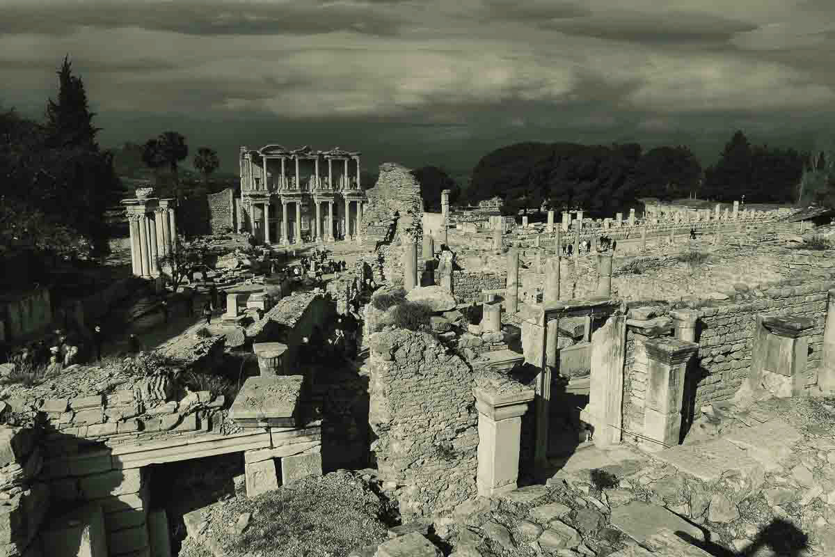 City Ruins and Library of Celsus  - Ephesus, Turkey