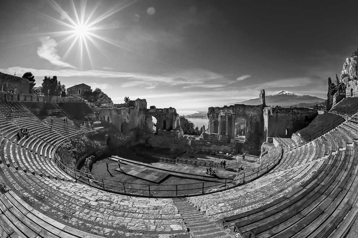 Greek Theatre of Taormina and Mount Etna - Taormina, Italy