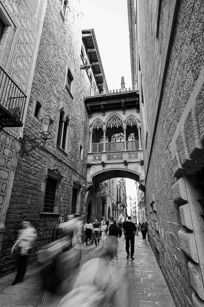 Pont del Bisbe (Bishop's Bridge) - Barcelona, Spain